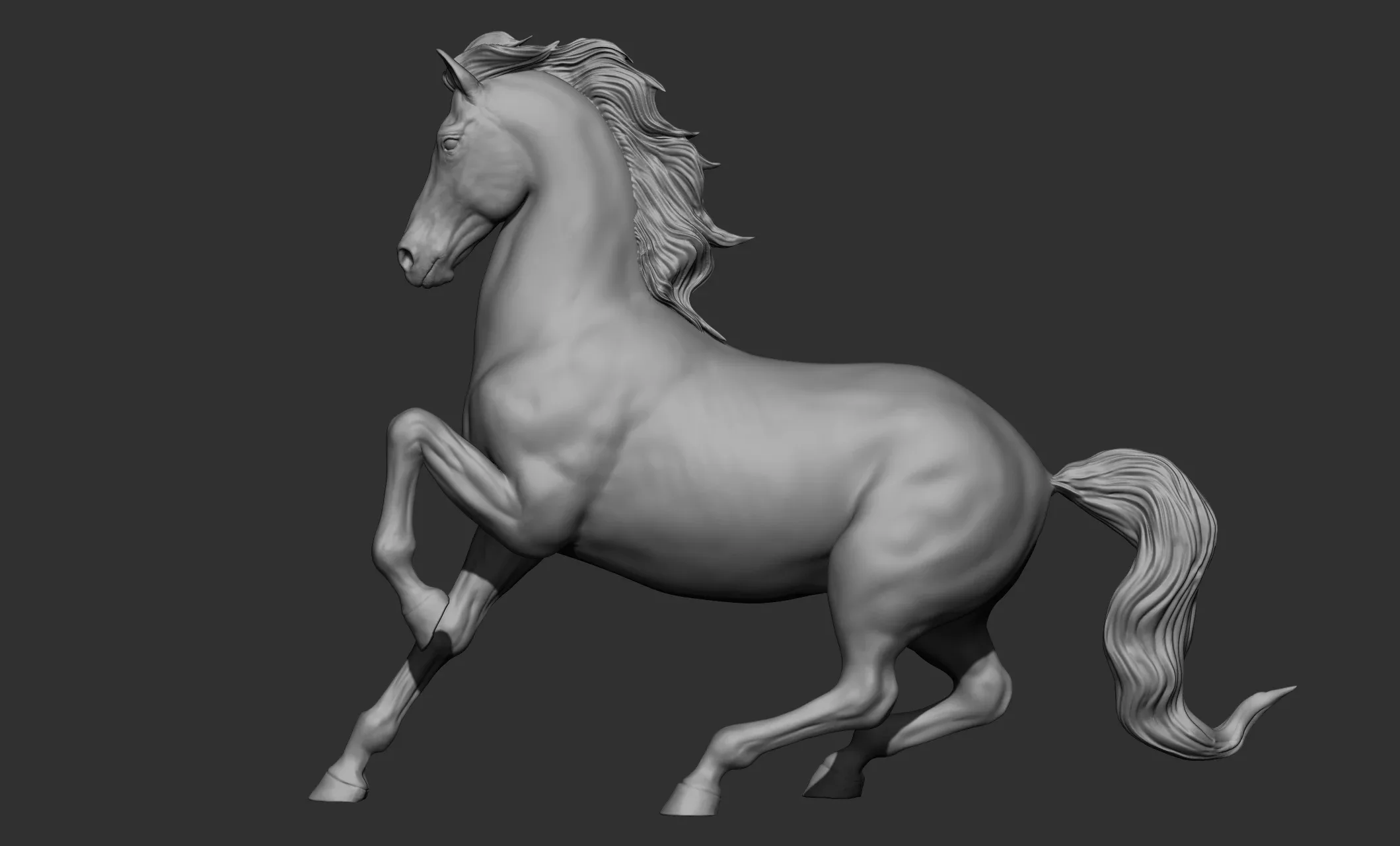 18 horse poses - 3D Models