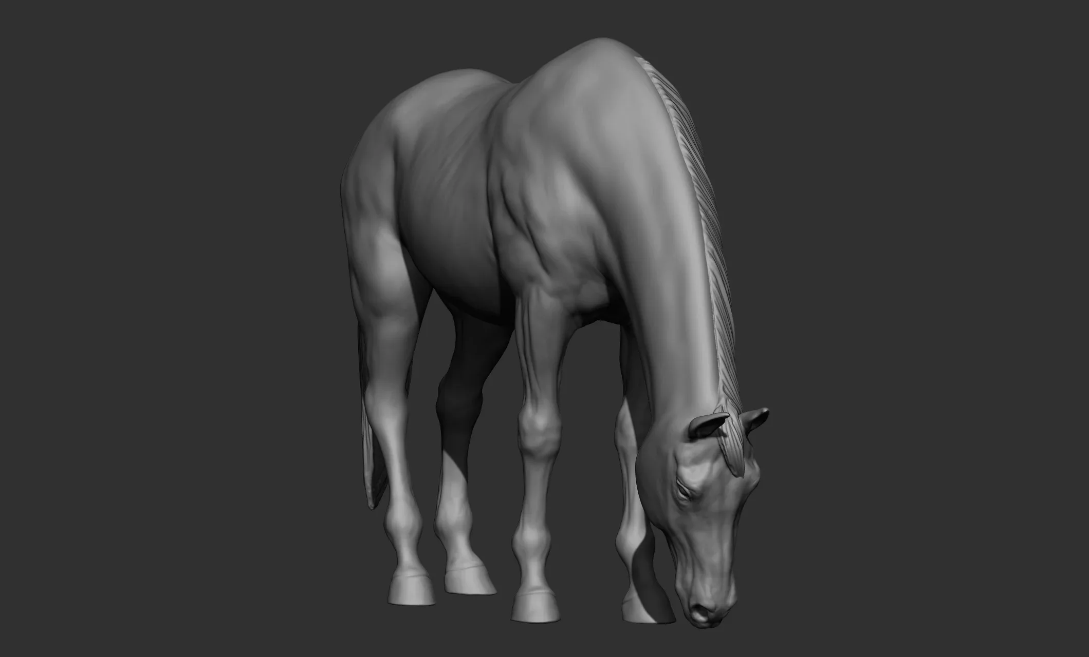 18 horse poses - 3D Models