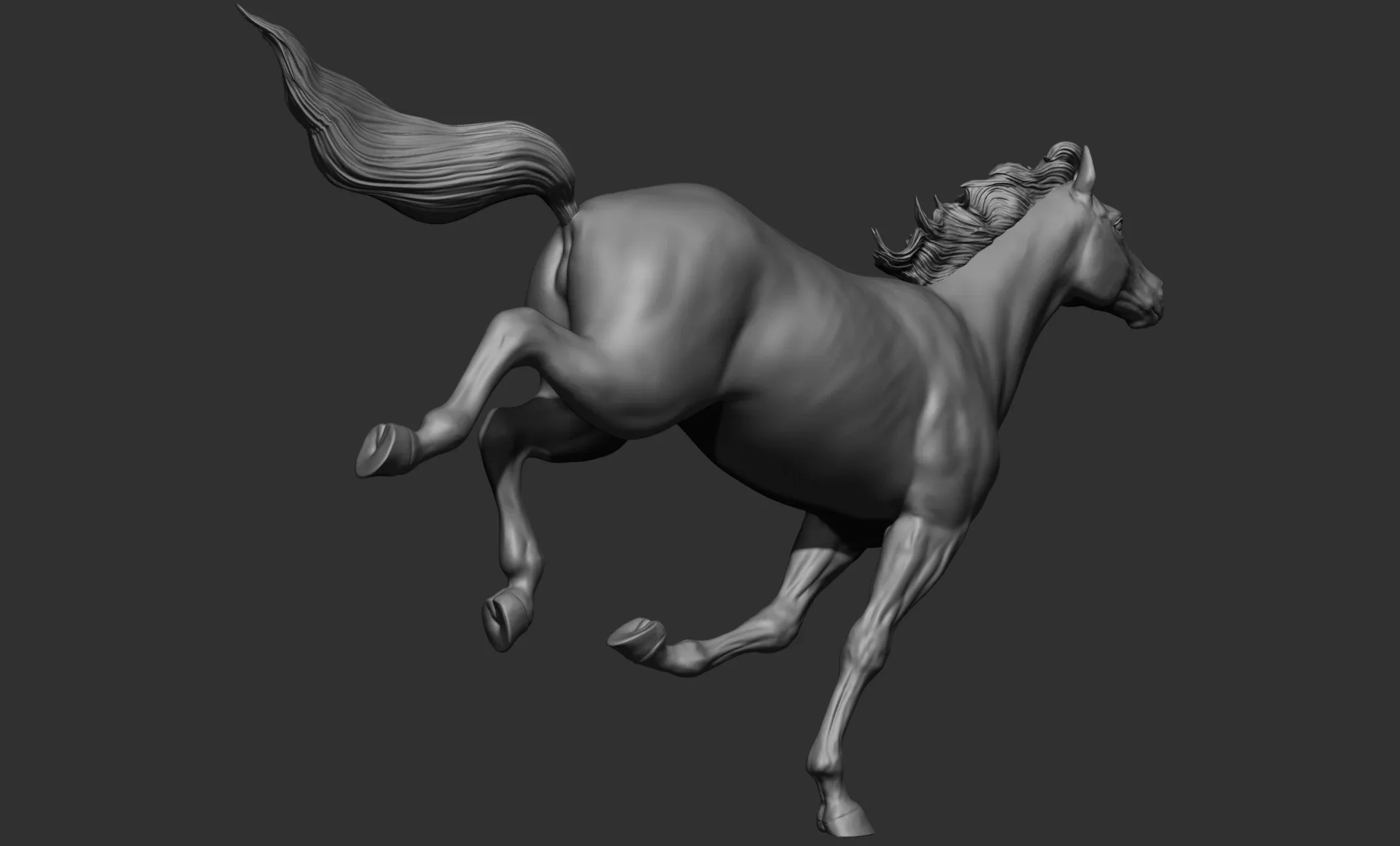 18 horse poses - 3D Models