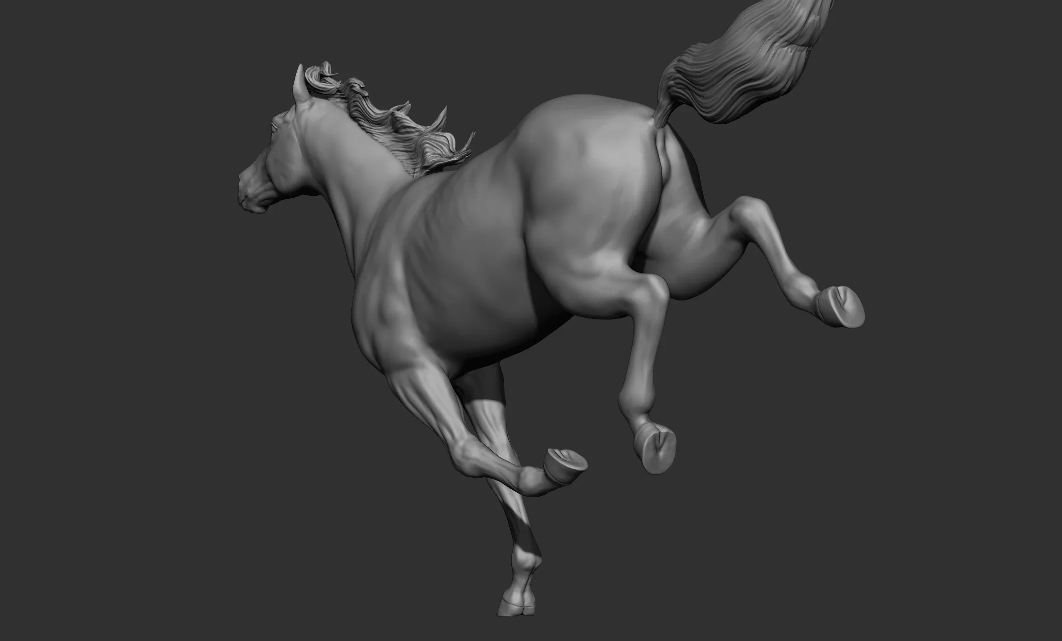 18 horse poses - 3D Models