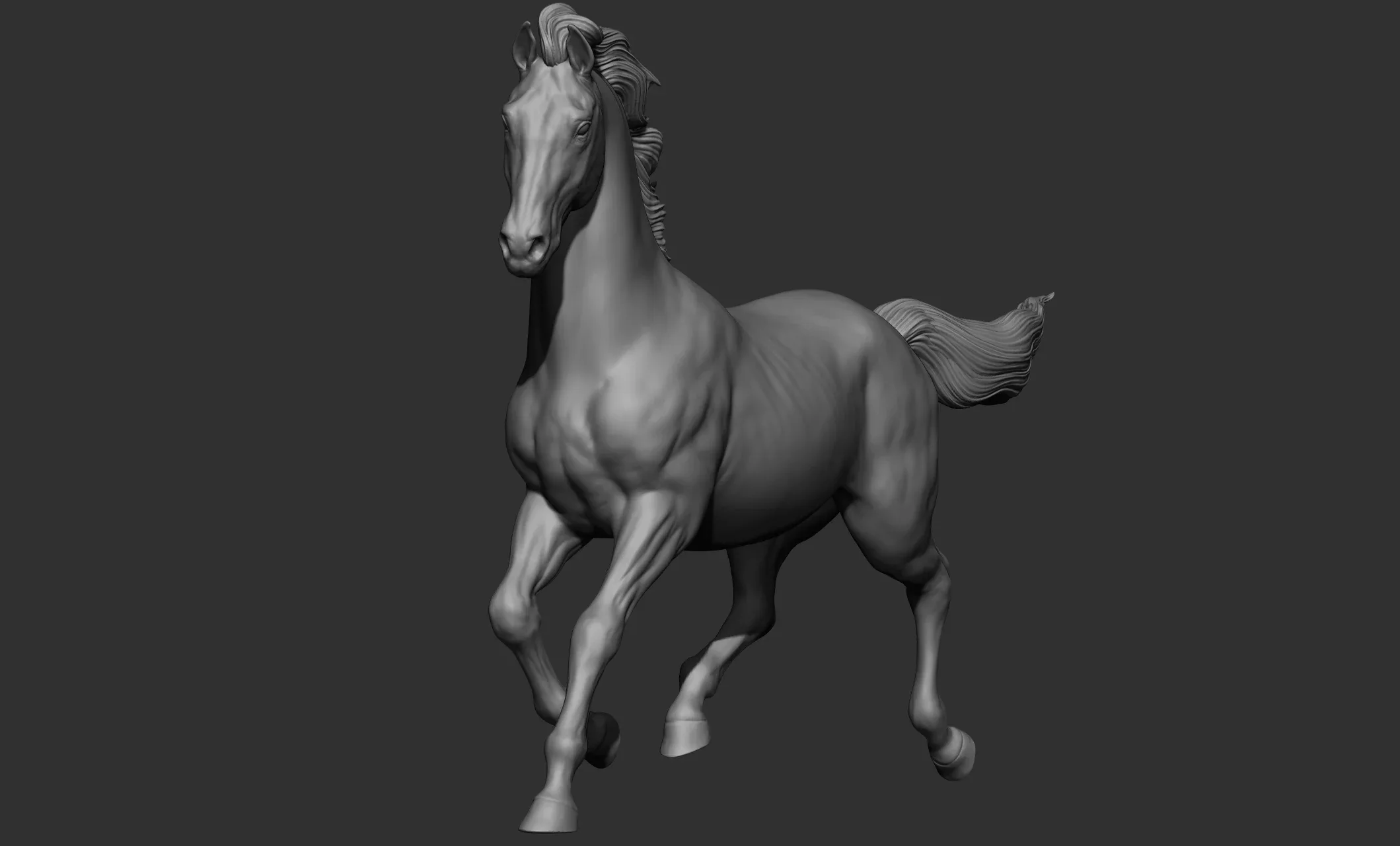 18 horse poses - 3D Models