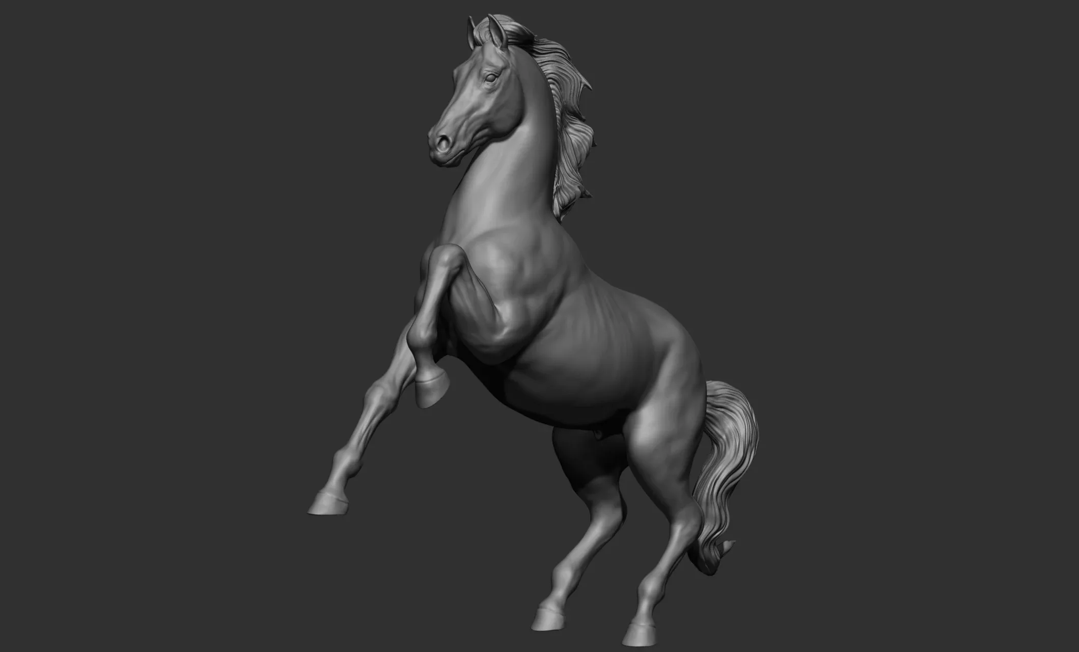 18 horse poses - 3D Models