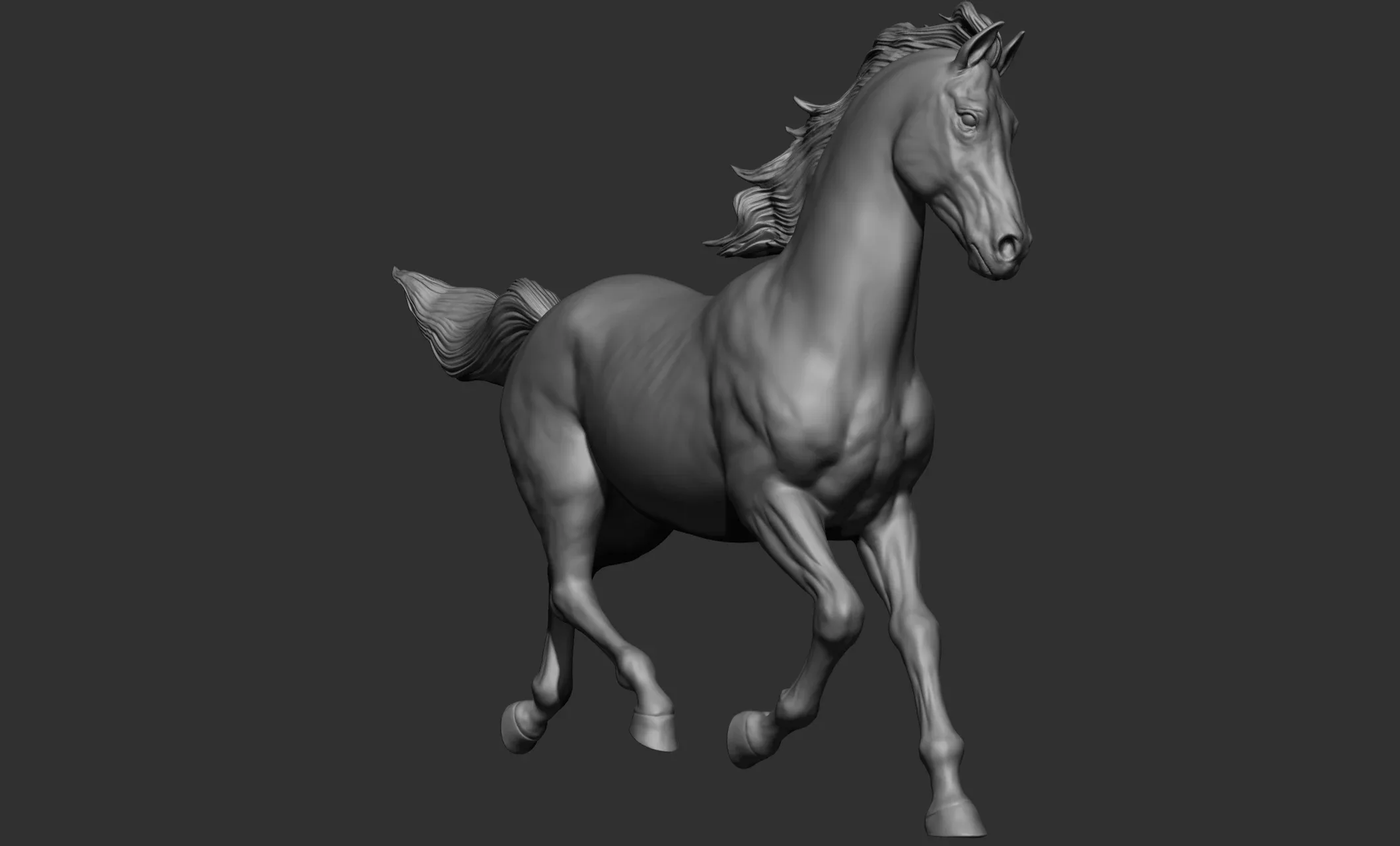 18 horse poses - 3D Models