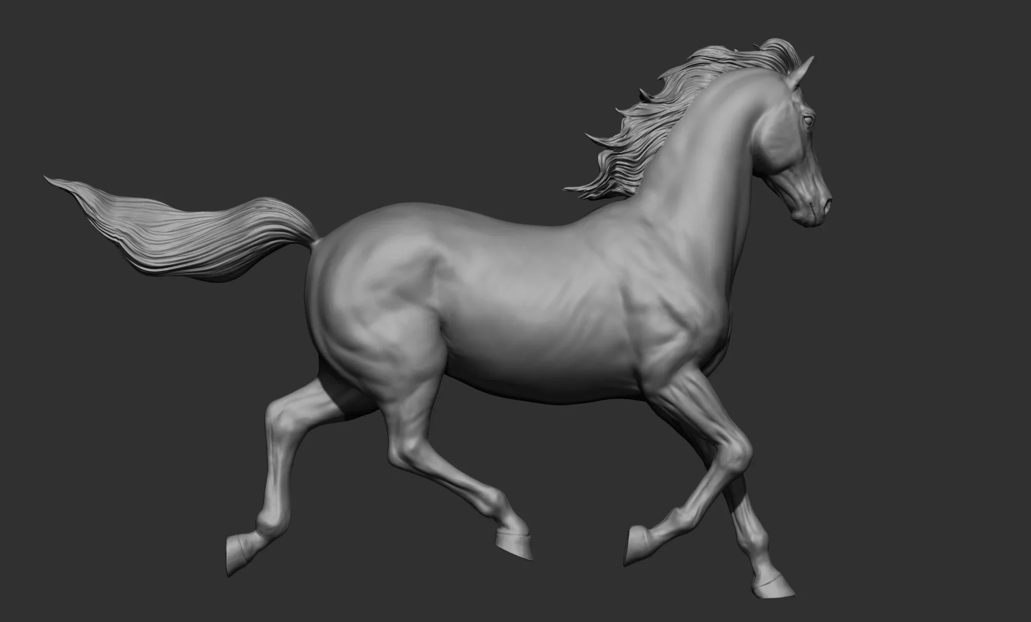 18 horse poses - 3D Models