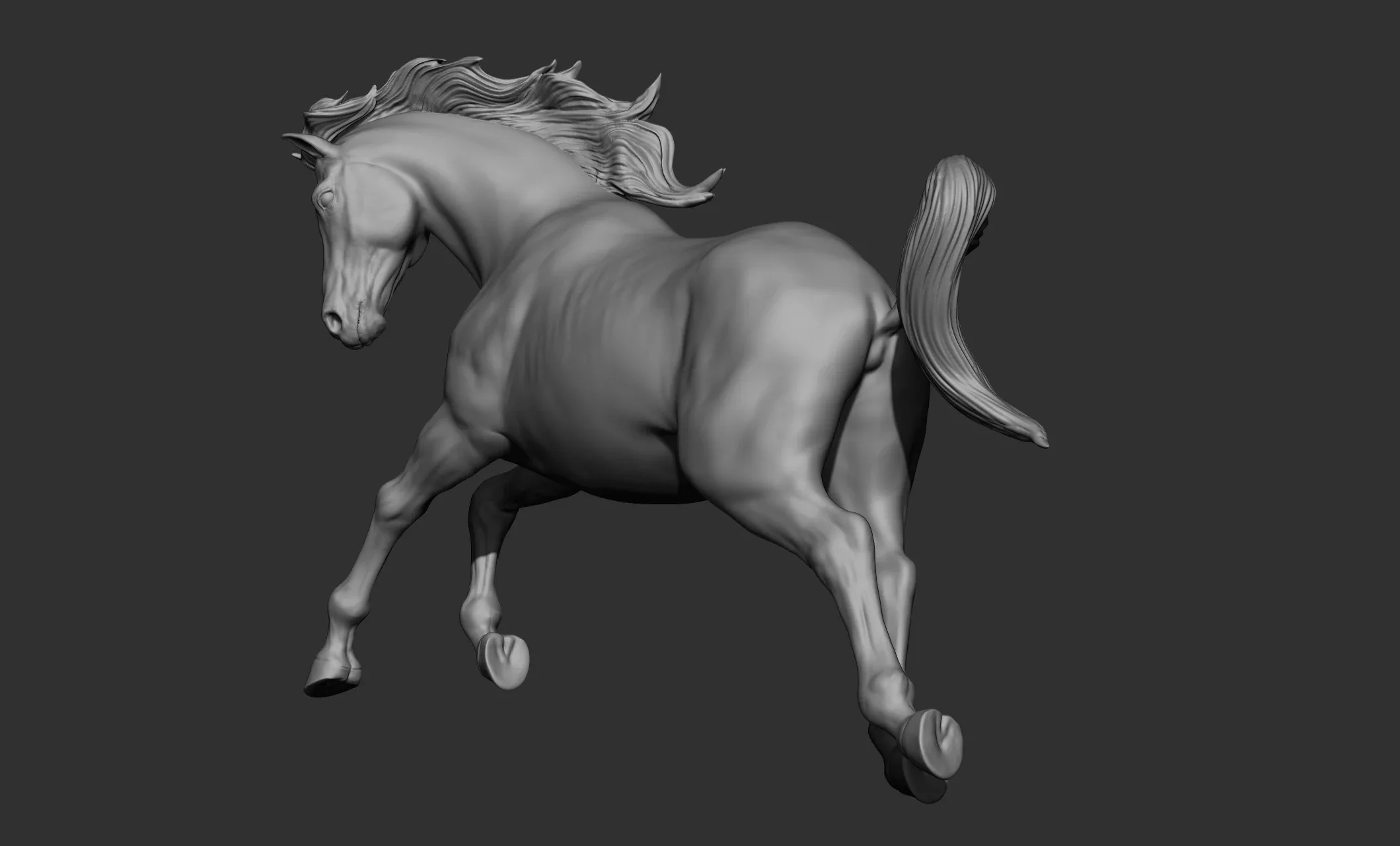 18 horse poses - 3D Models