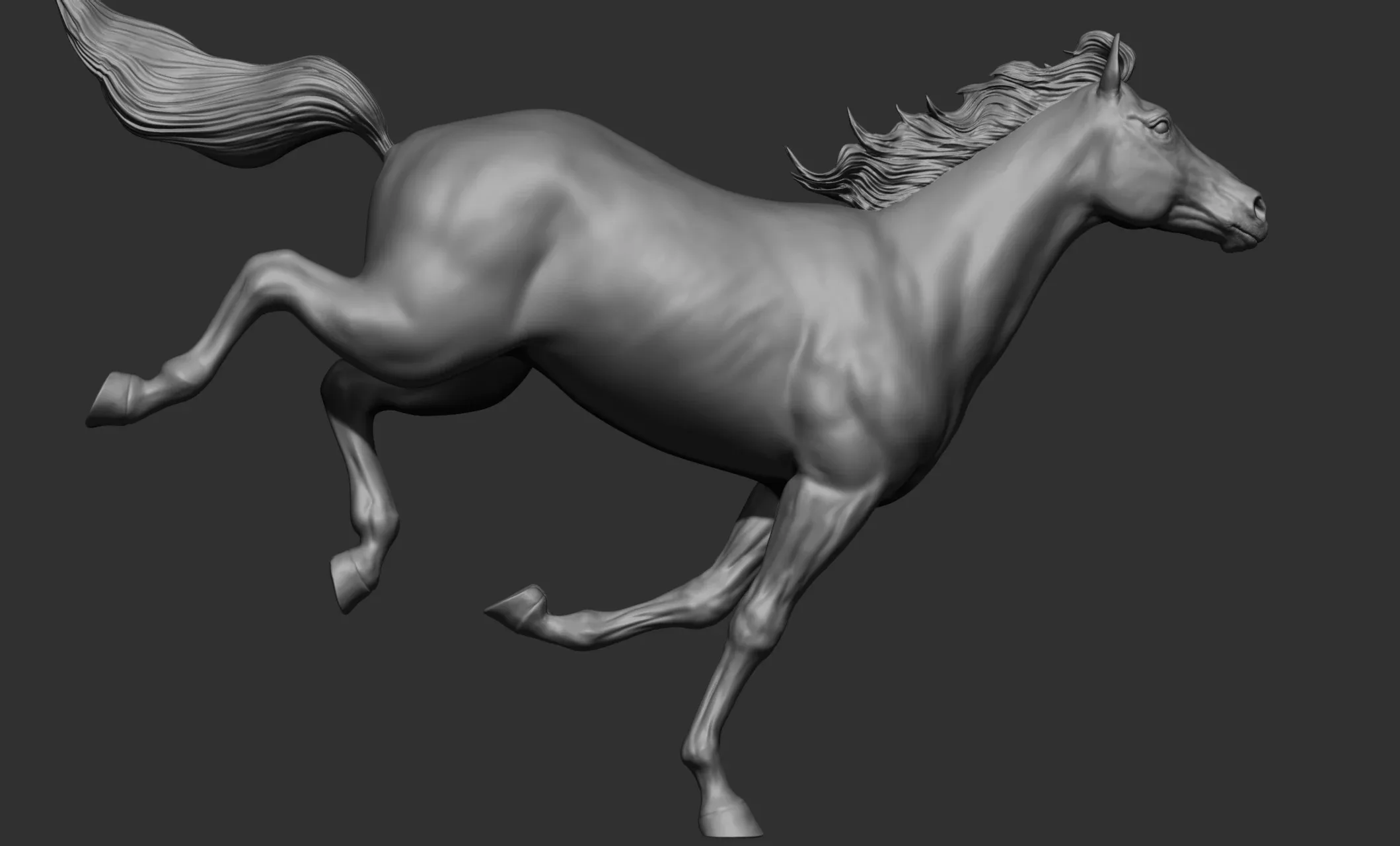 18 horse poses - 3D Models