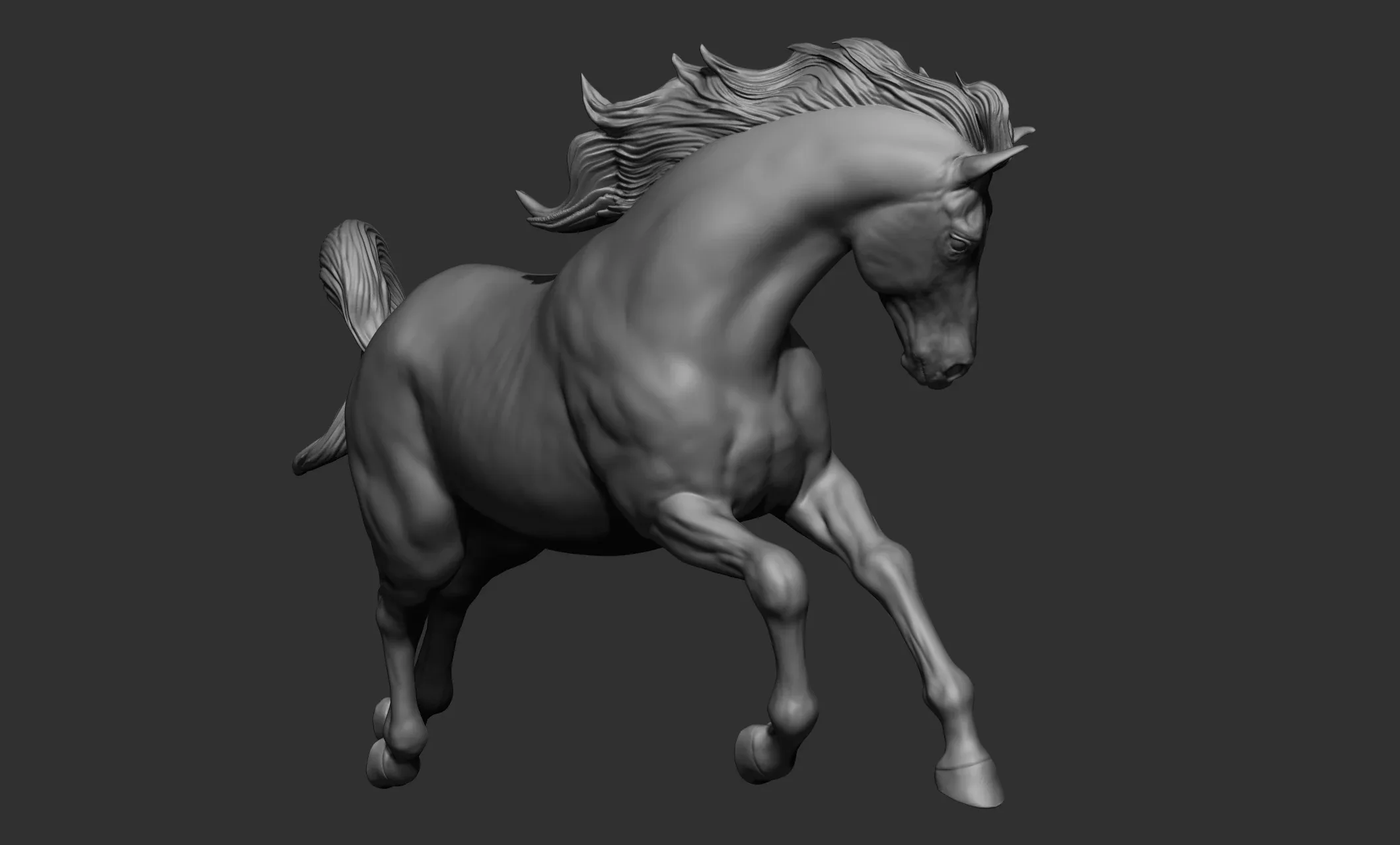 18 horse poses - 3D Models