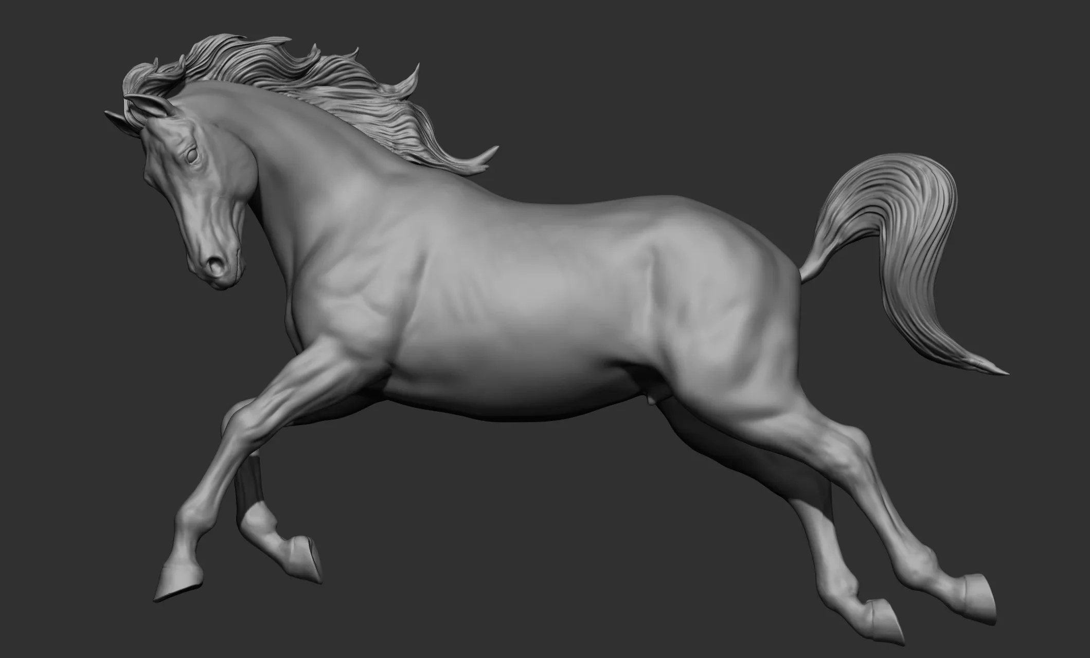 18 horse poses - 3D Models