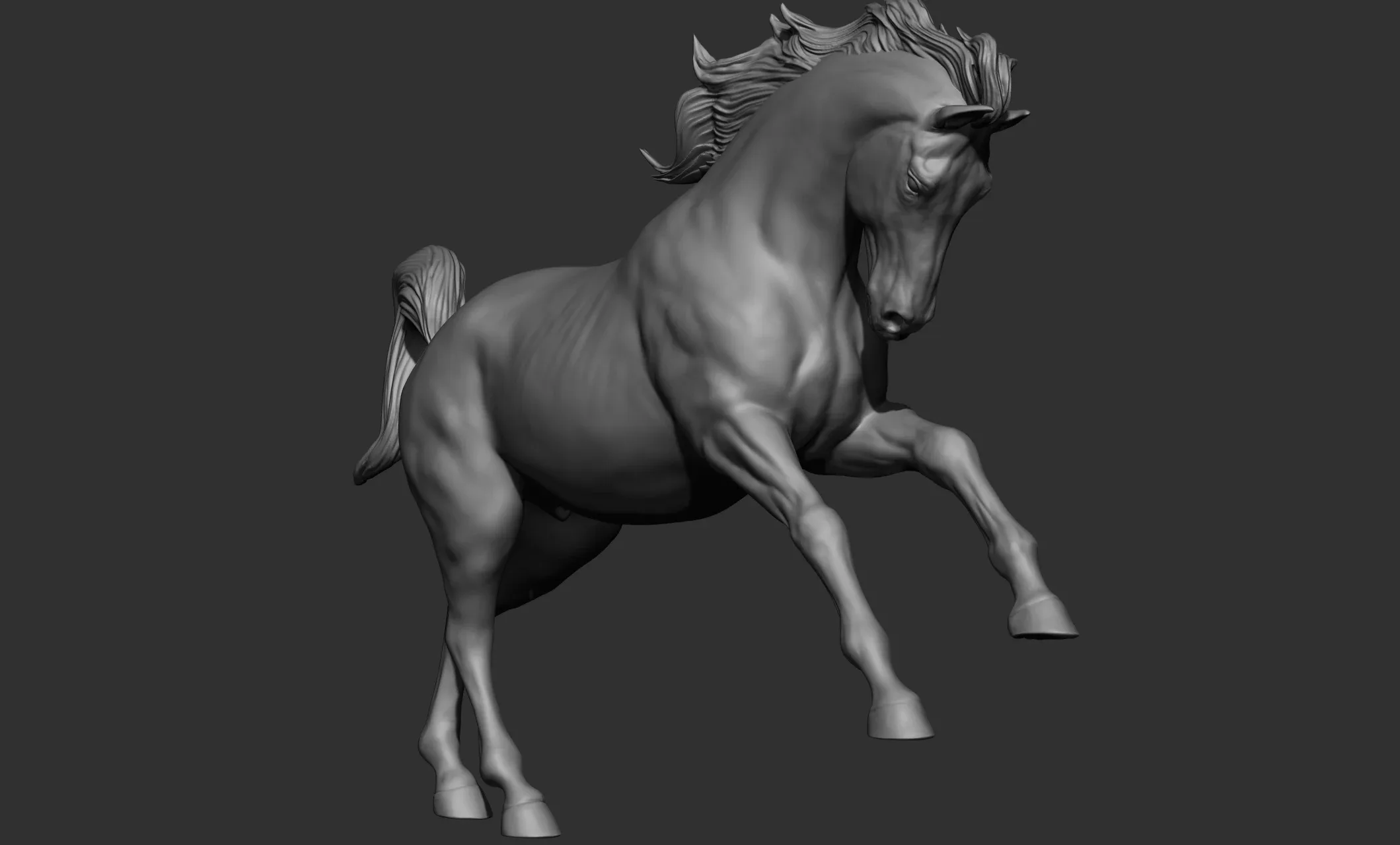 18 horse poses - 3D Models