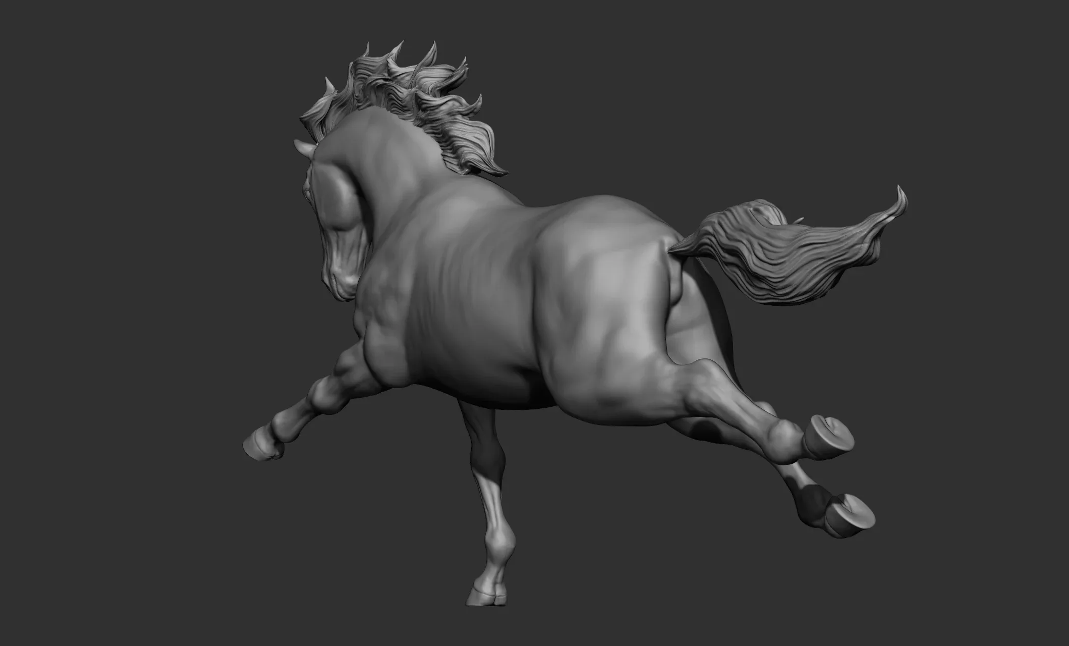 18 horse poses - 3D Models