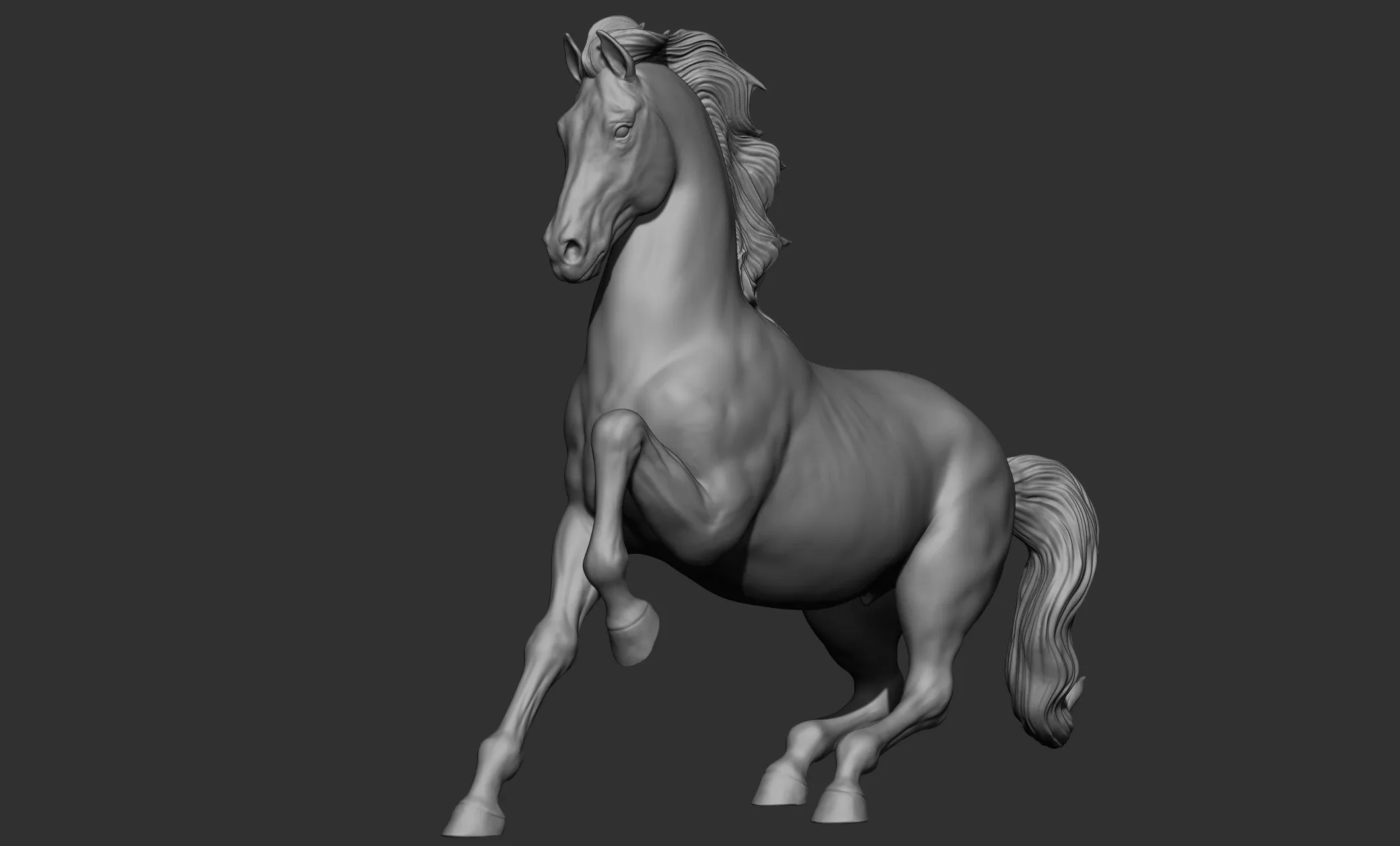 18 horse poses - 3D Models