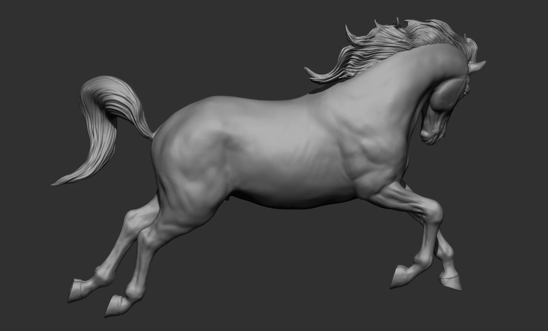 18 horse poses - 3D Models