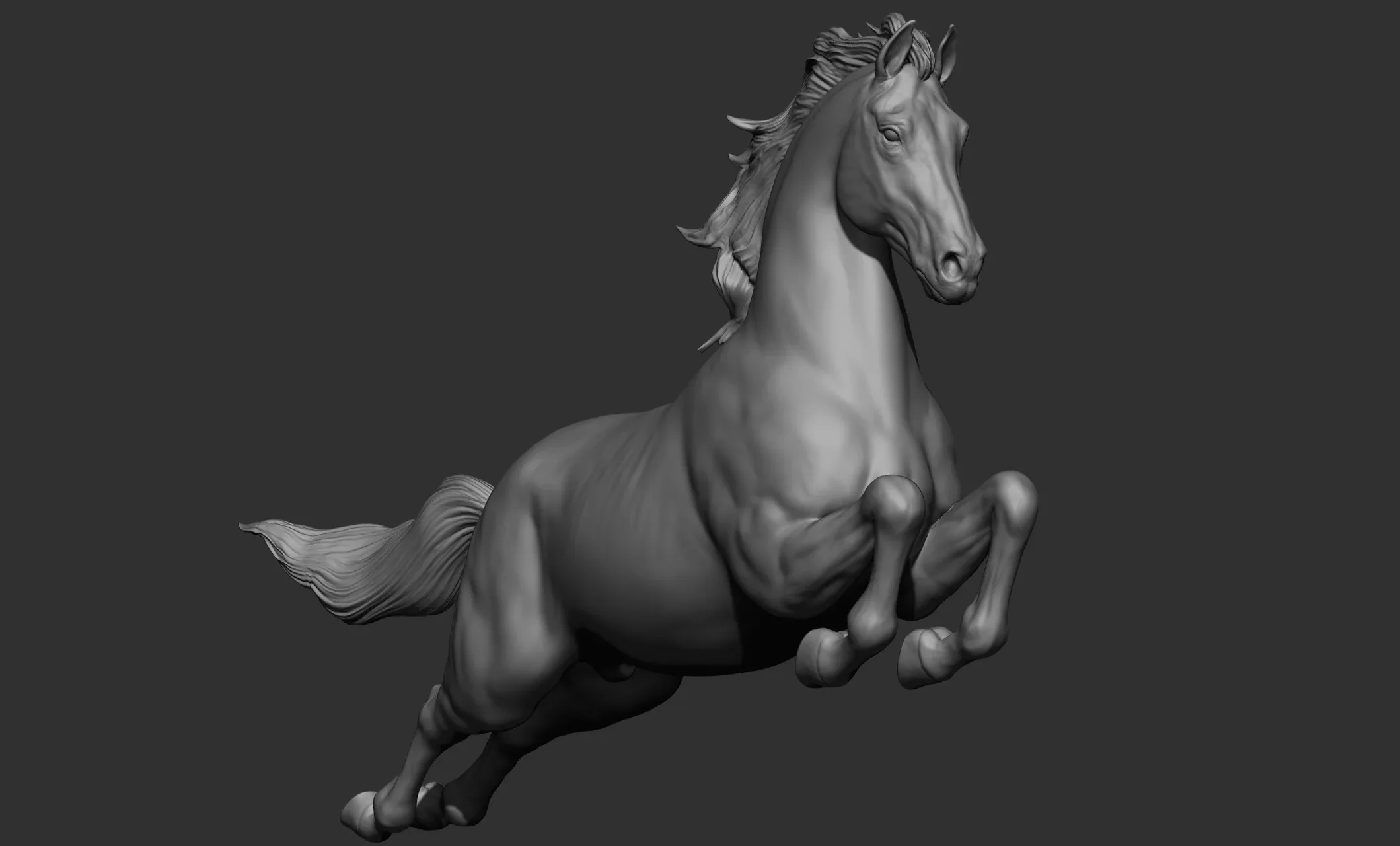 18 horse poses - 3D Models