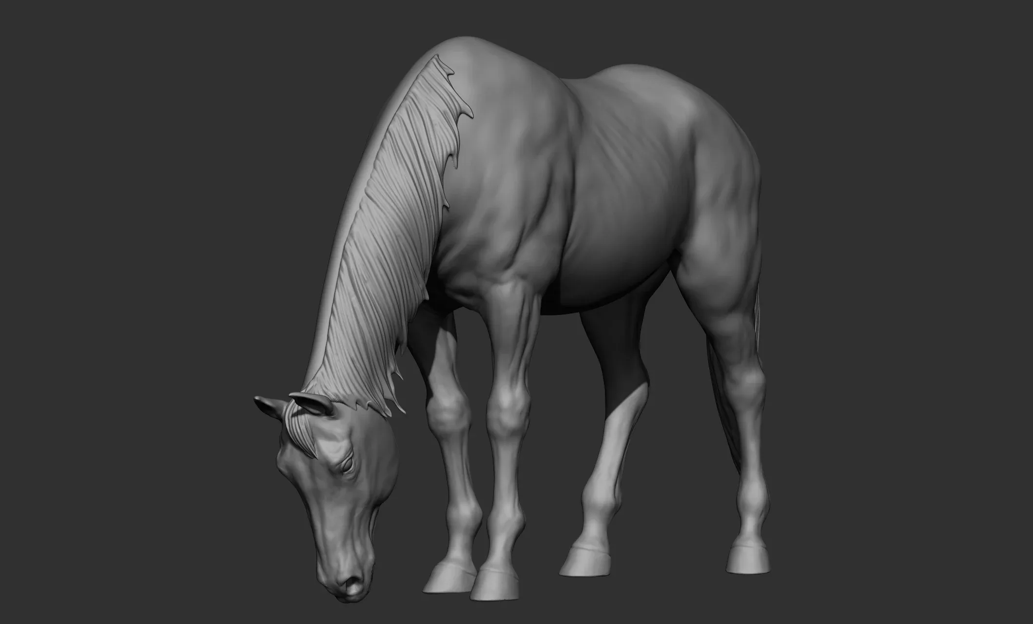 18 horse poses - 3D Models