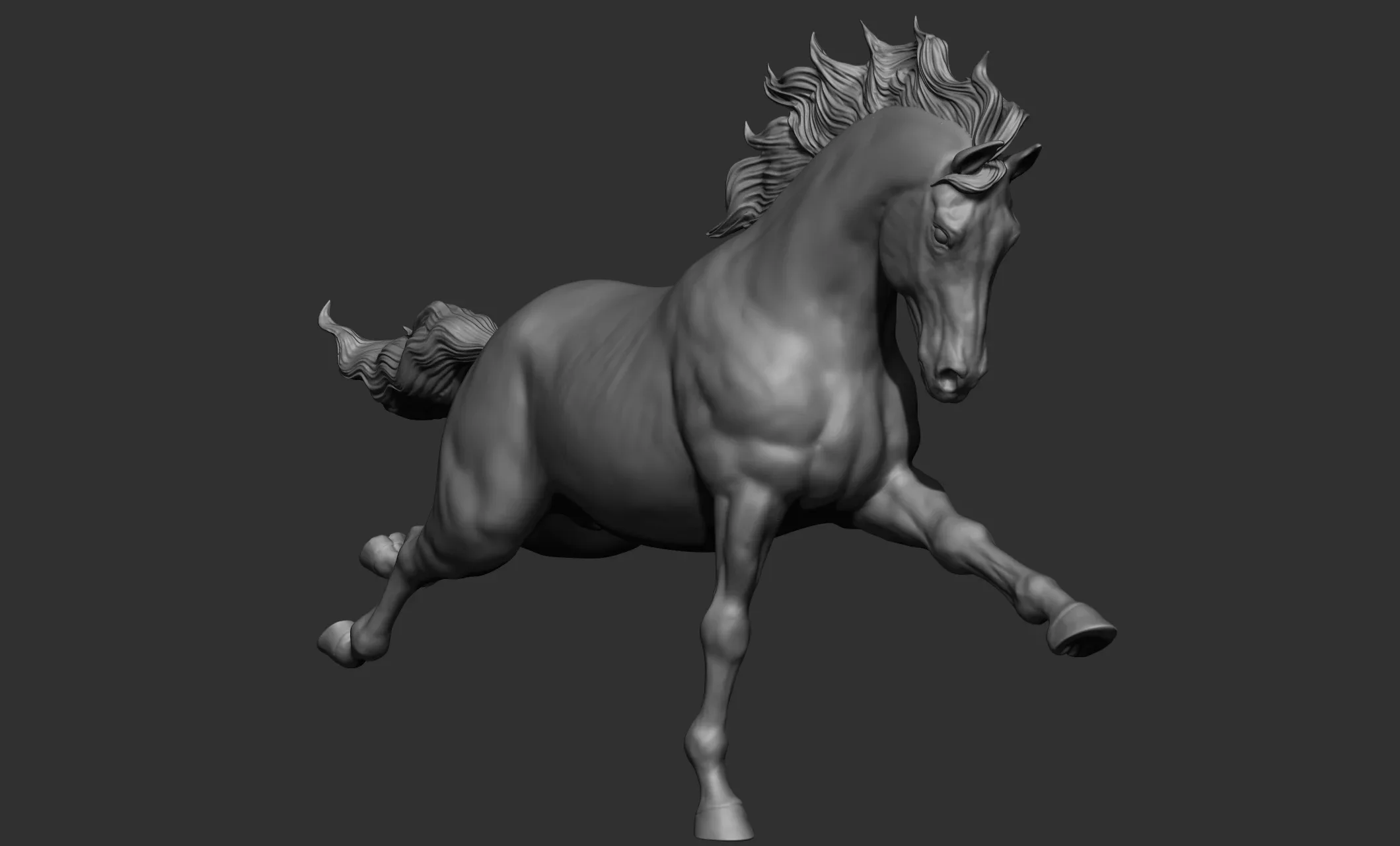 18 horse poses - 3D Models