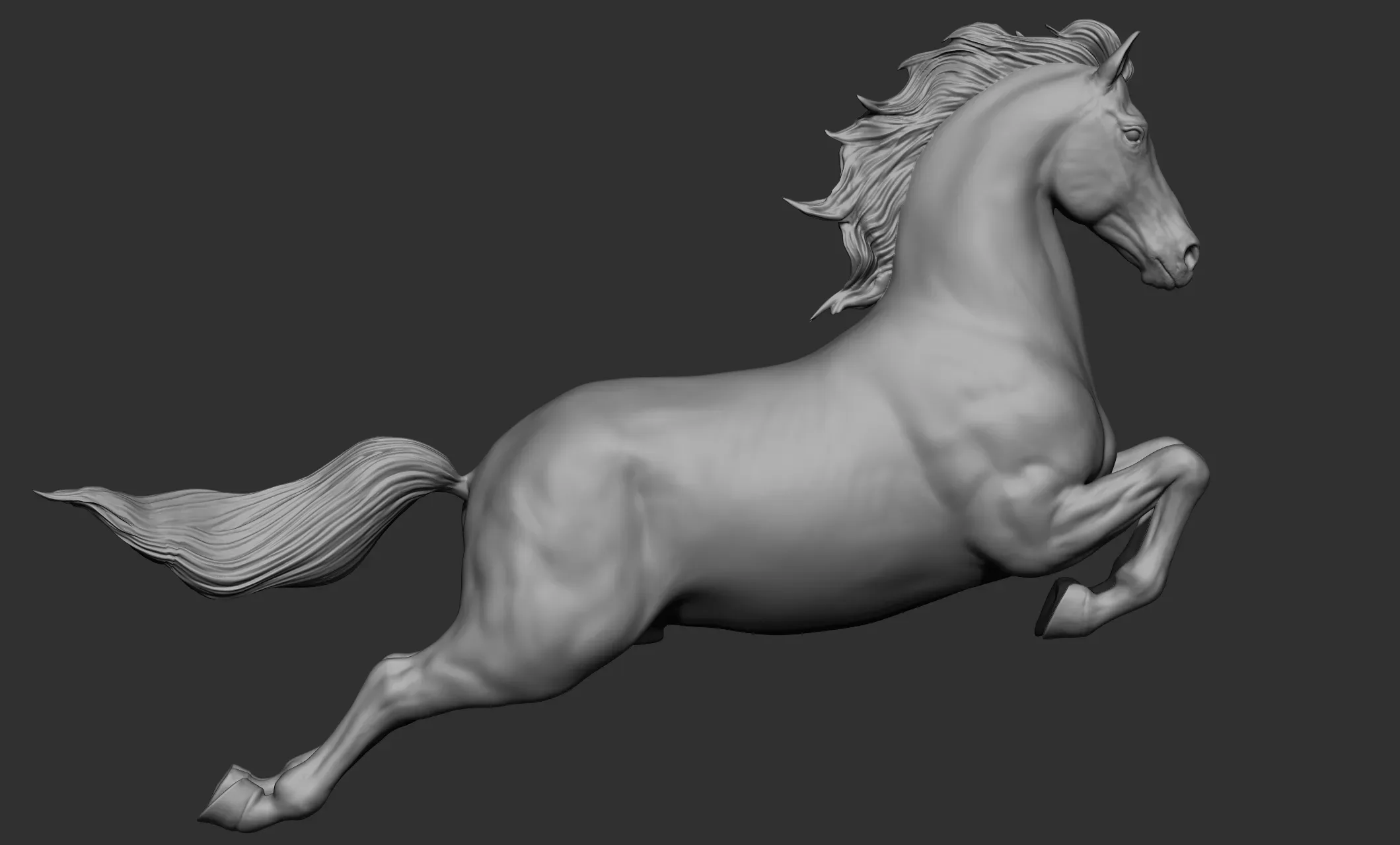 18 horse poses - 3D Models