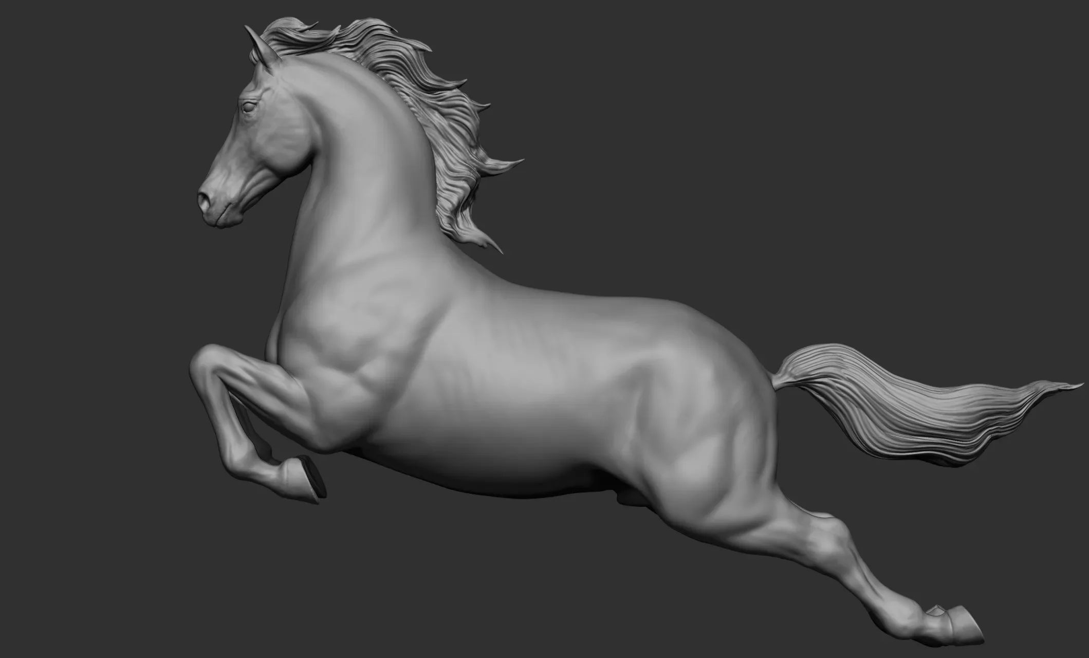 18 horse poses - 3D Models