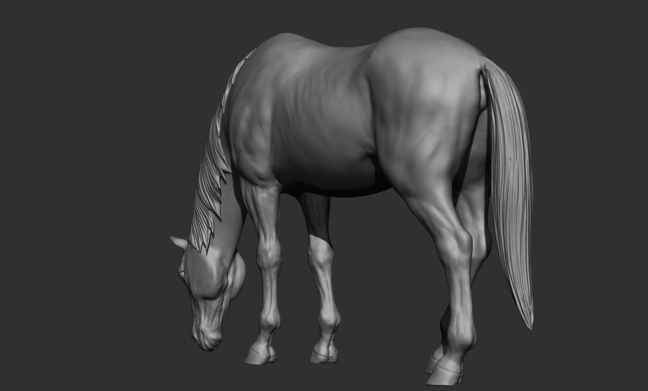 18 horse poses - 3D Models