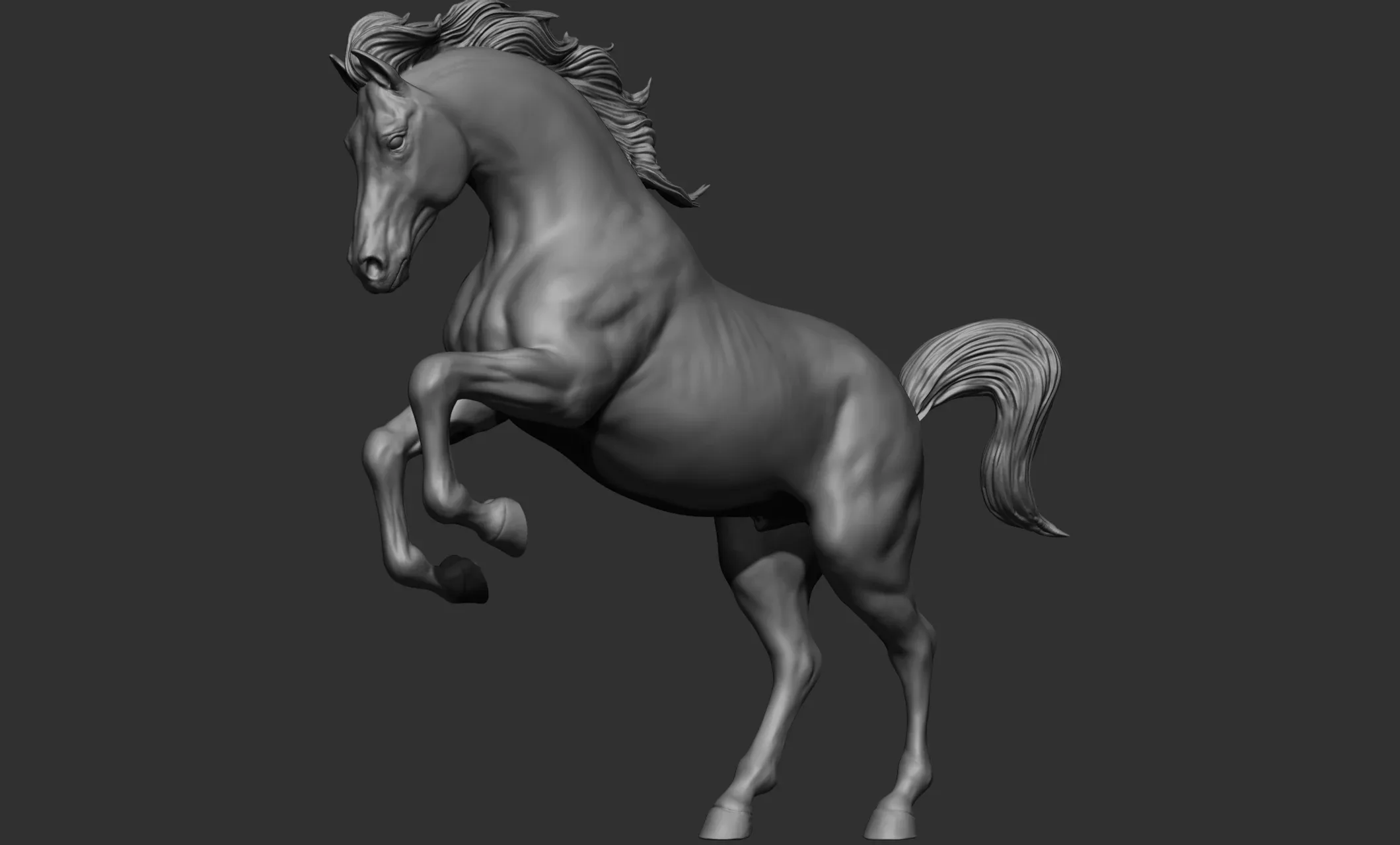 18 horse poses - 3D Models