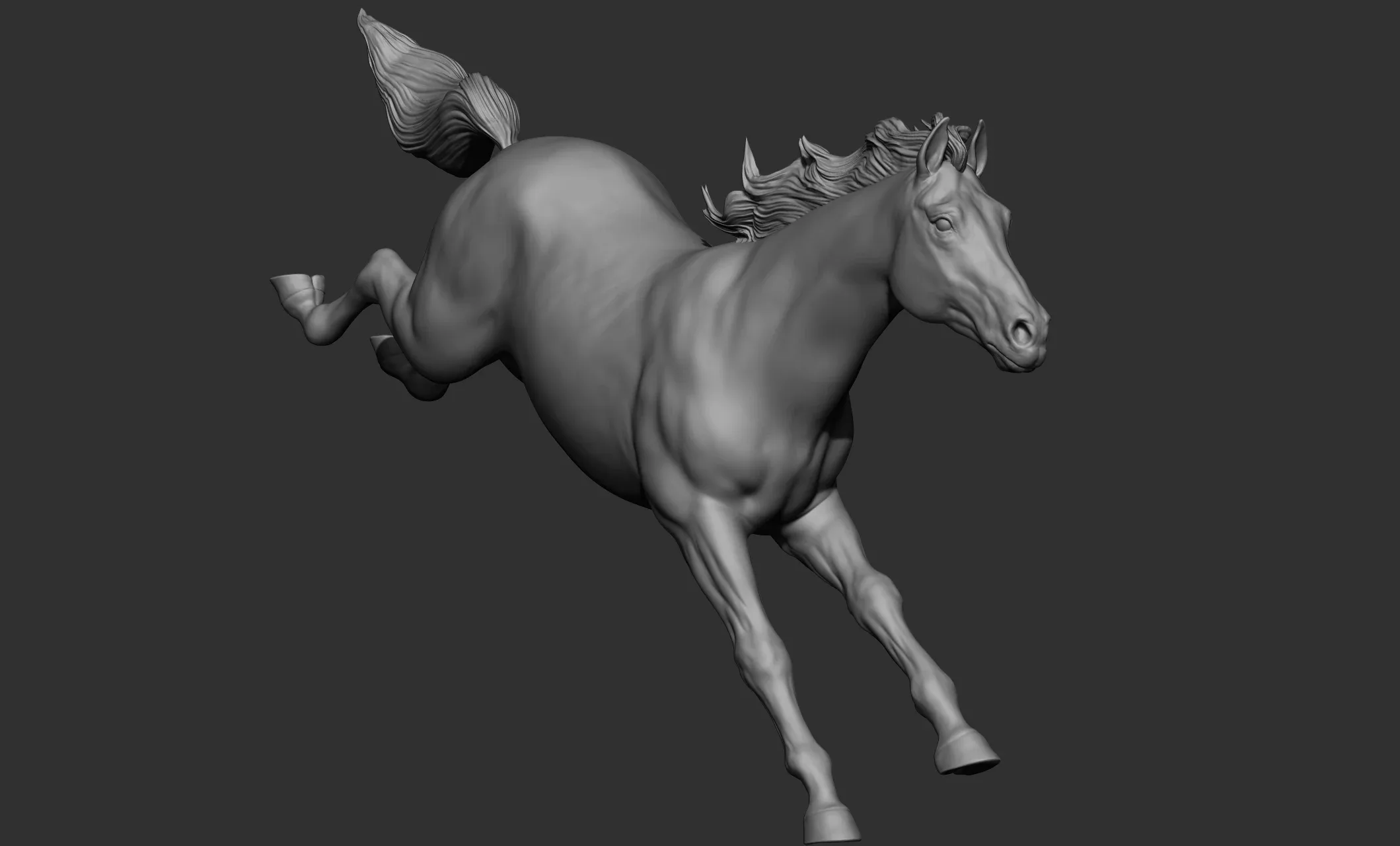 18 horse poses - 3D Models