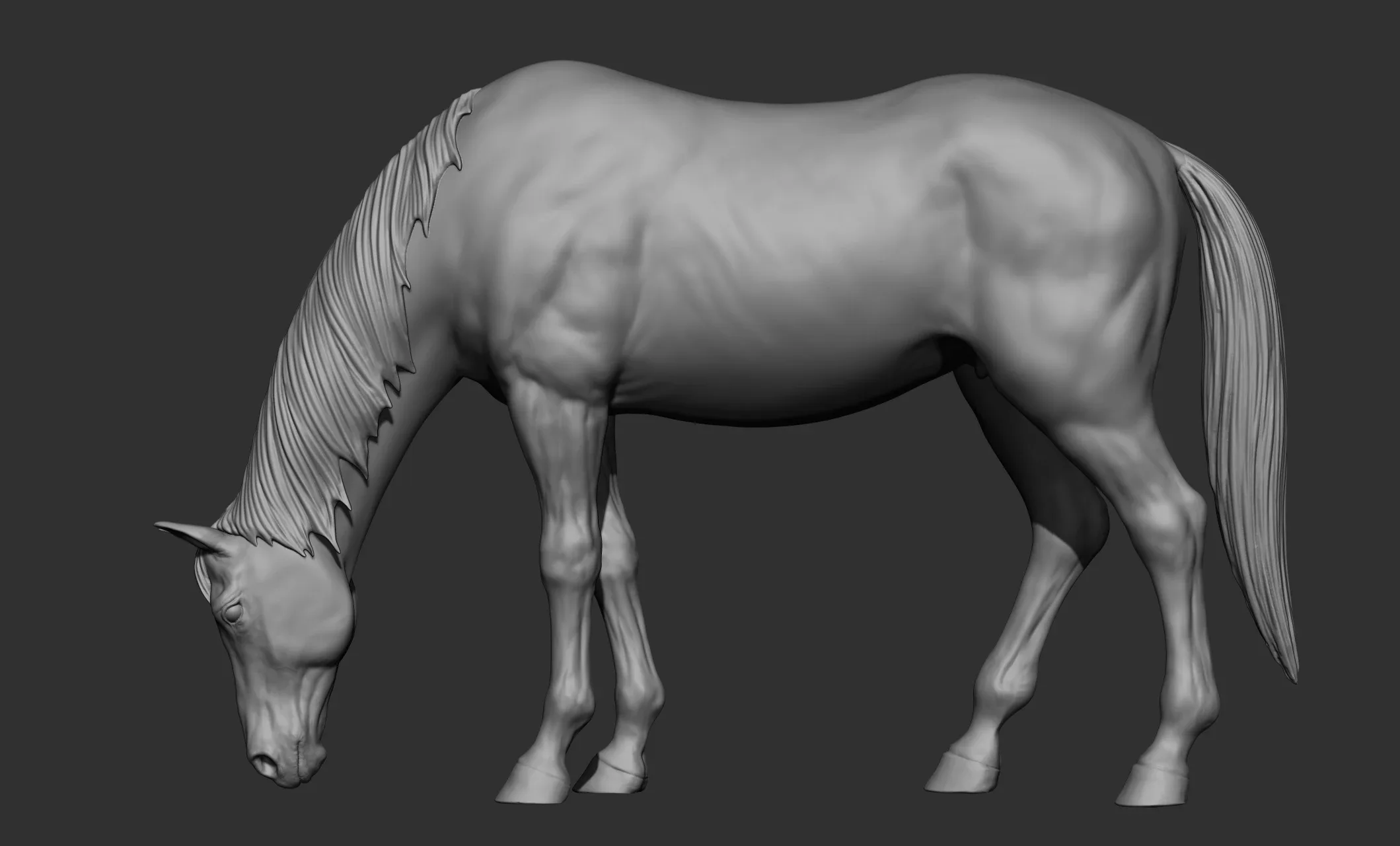 18 horse poses - 3D Models