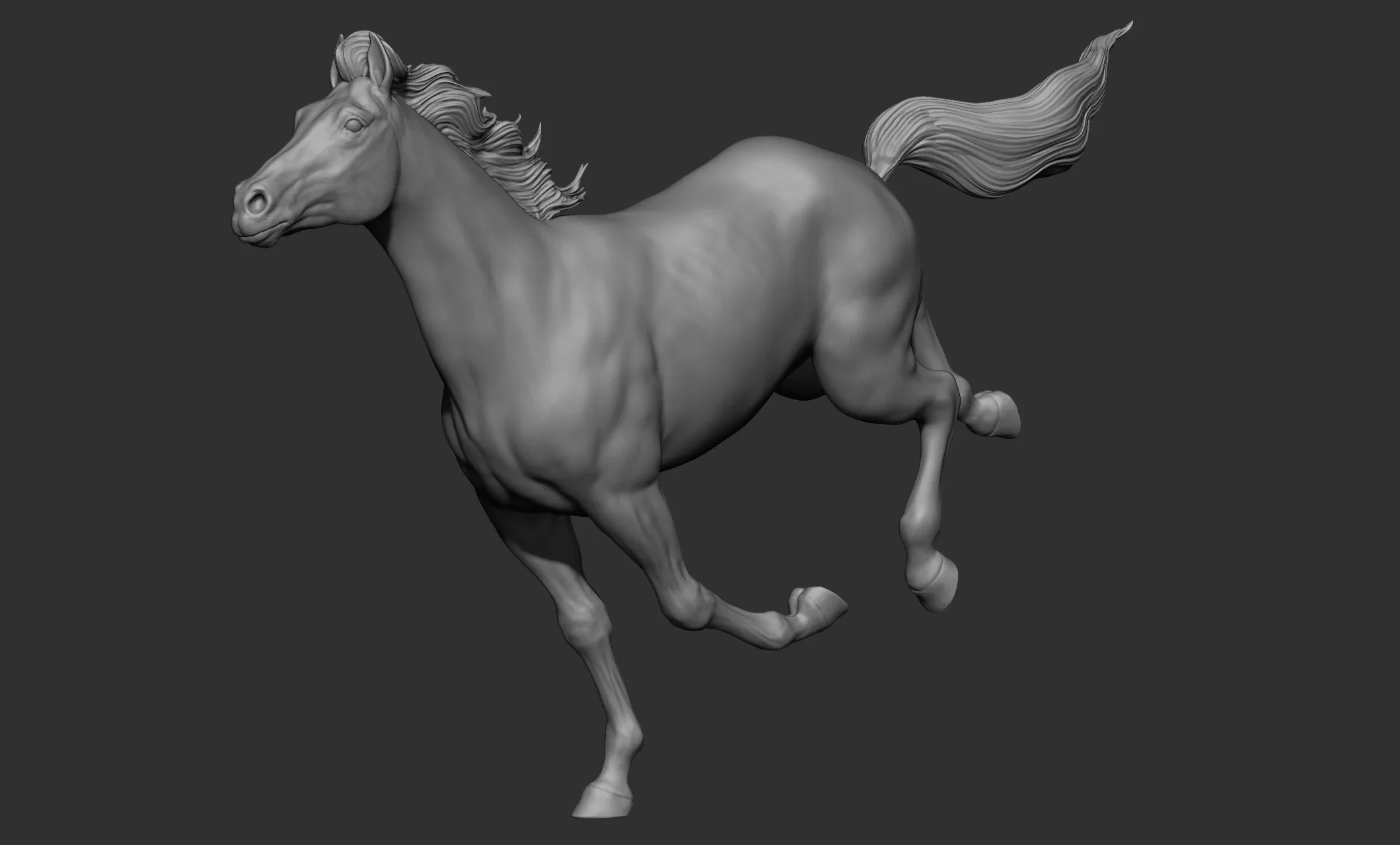 18 horse poses - 3D Models