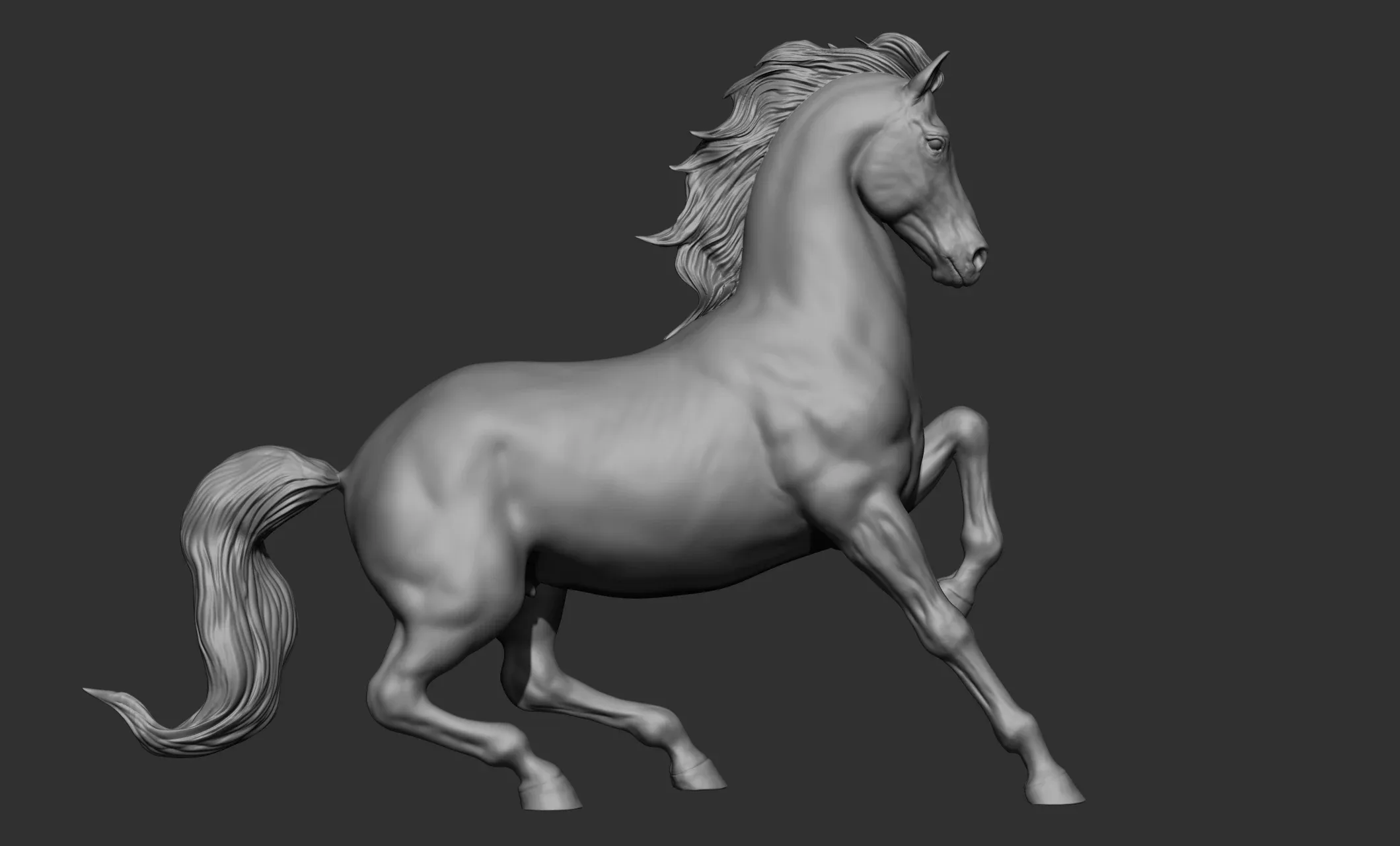 18 horse poses - 3D Models