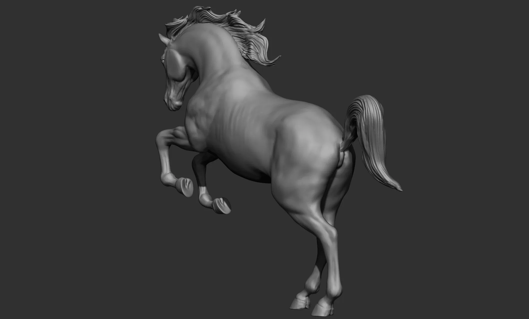 18 horse poses - 3D Models