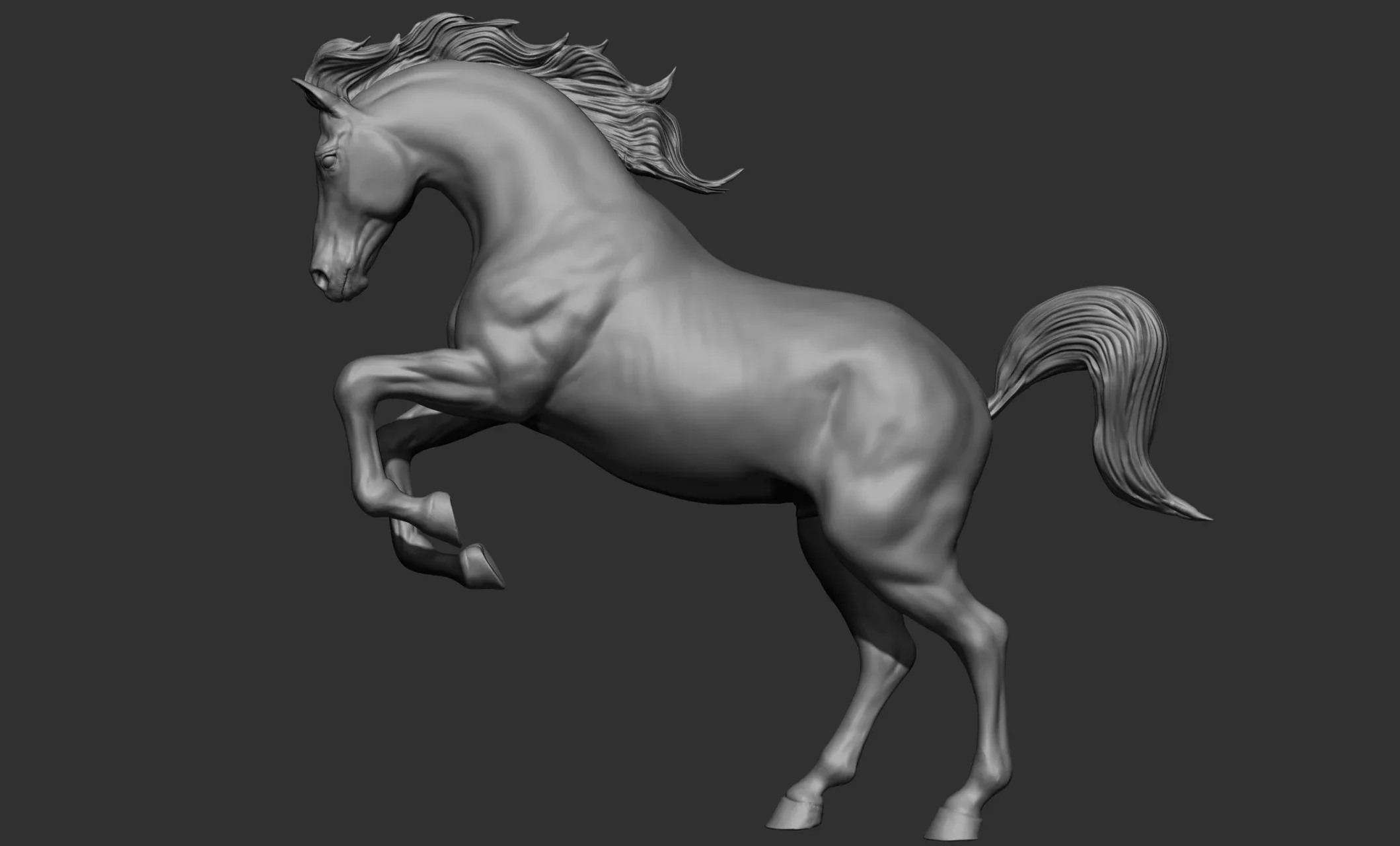 18 horse poses - 3D Models