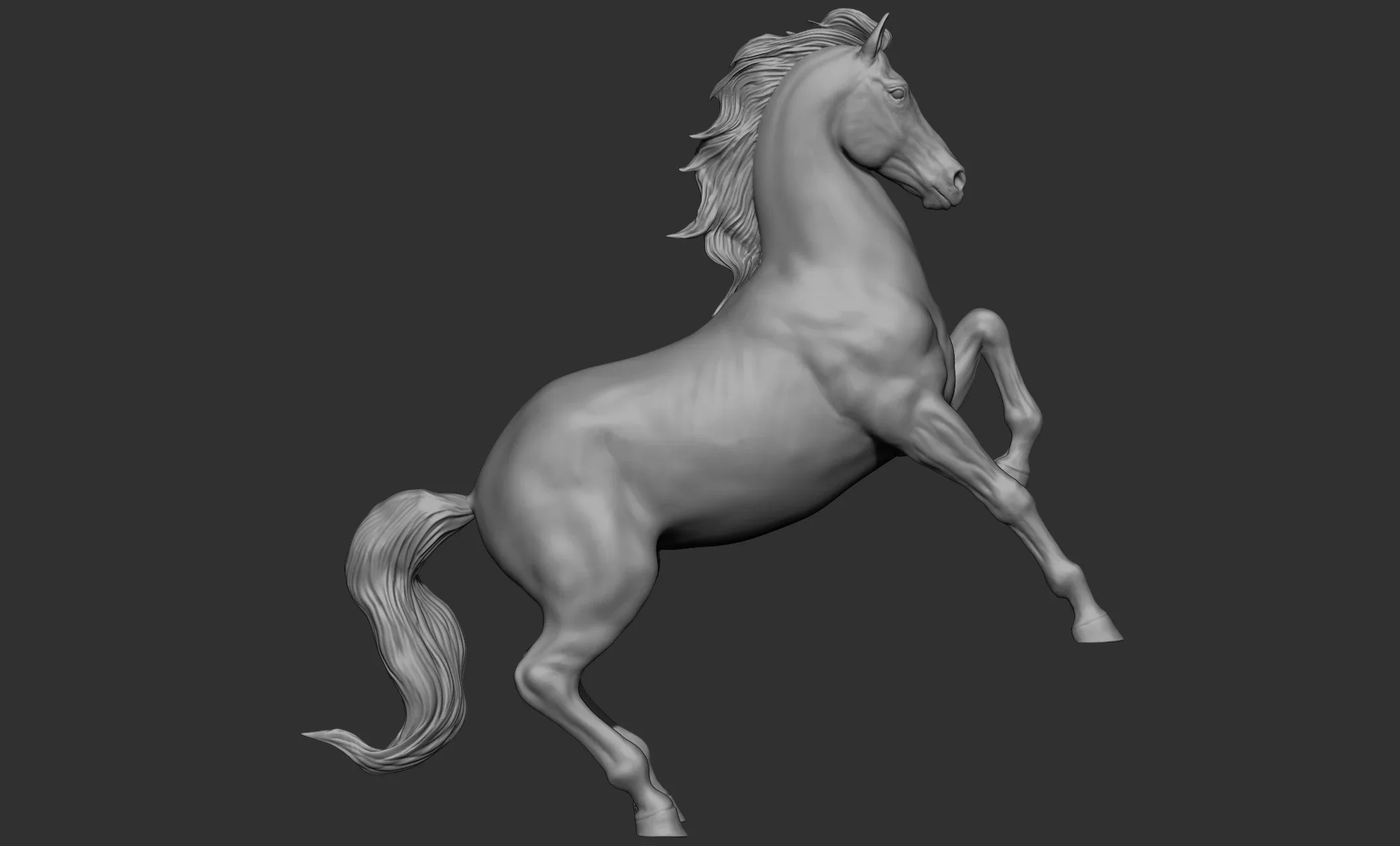 18 horse poses - 3D Models