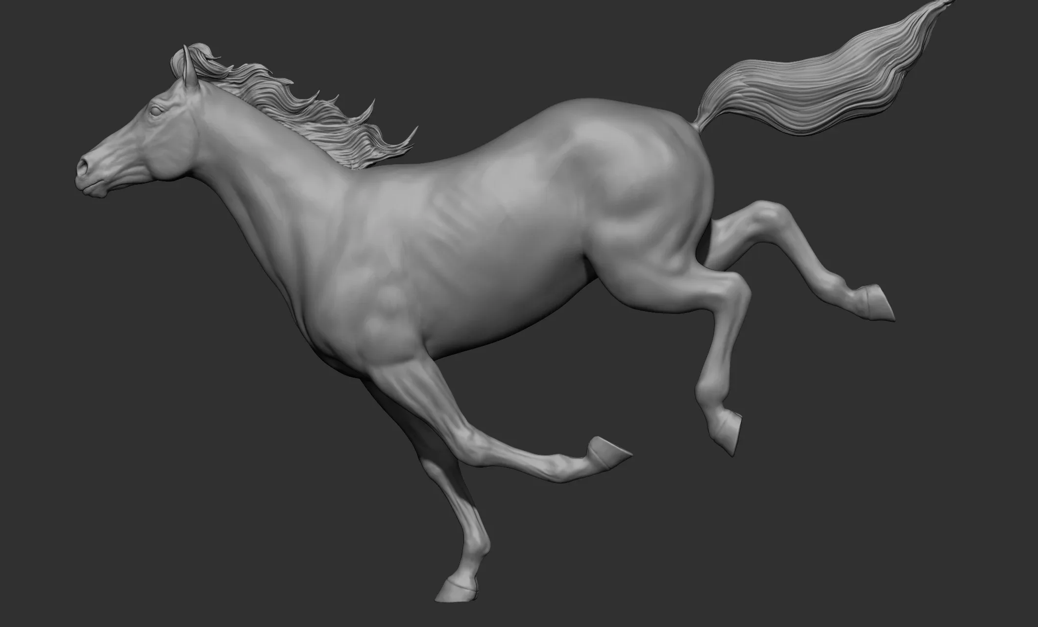 18 horse poses - 3D Models