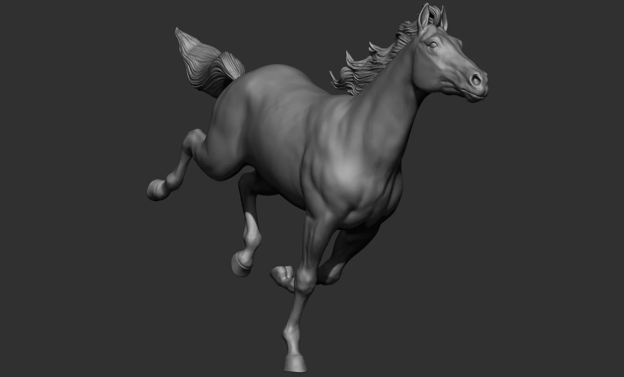 18 horse poses - 3D Models
