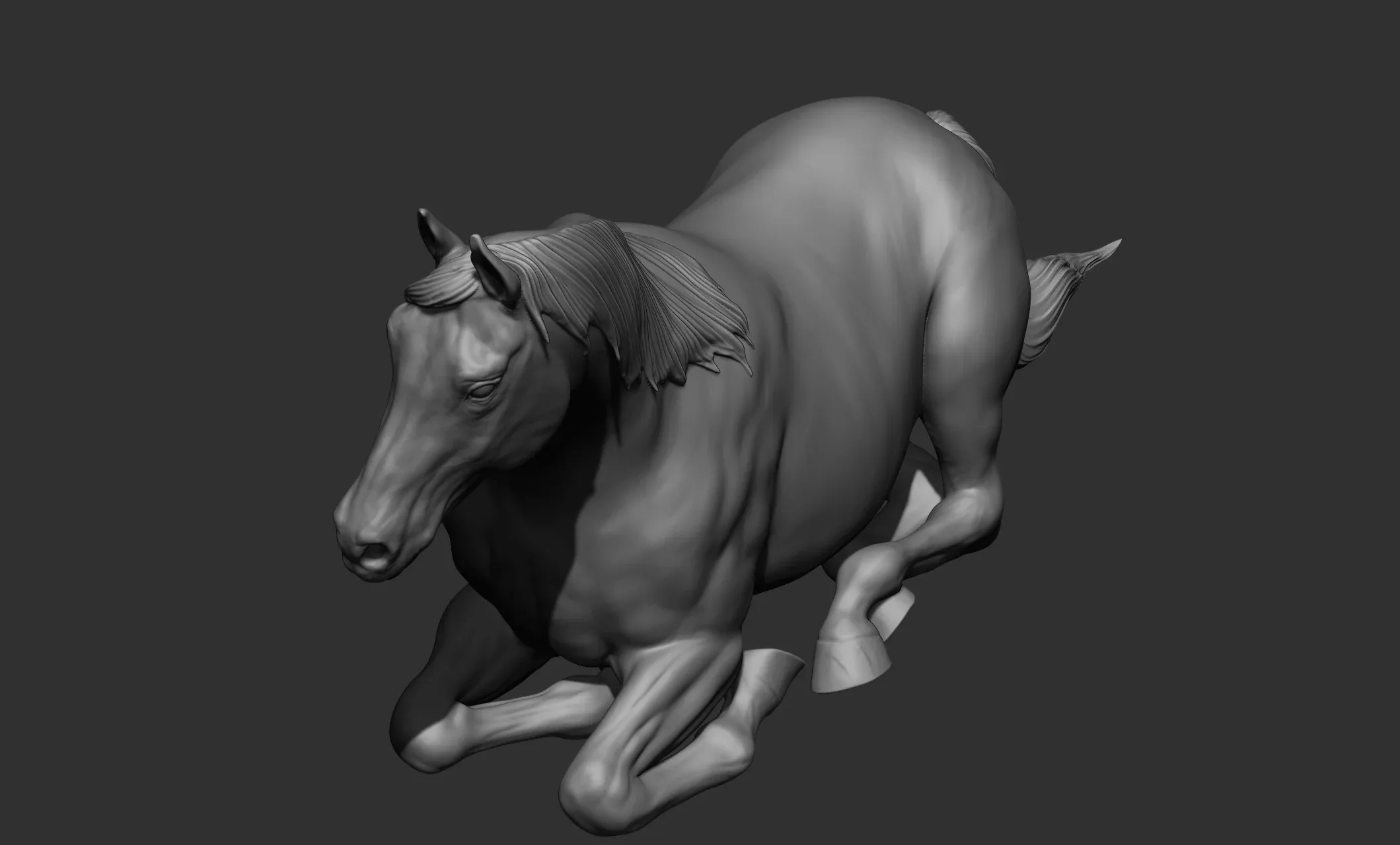 18 horse poses - 3D Models
