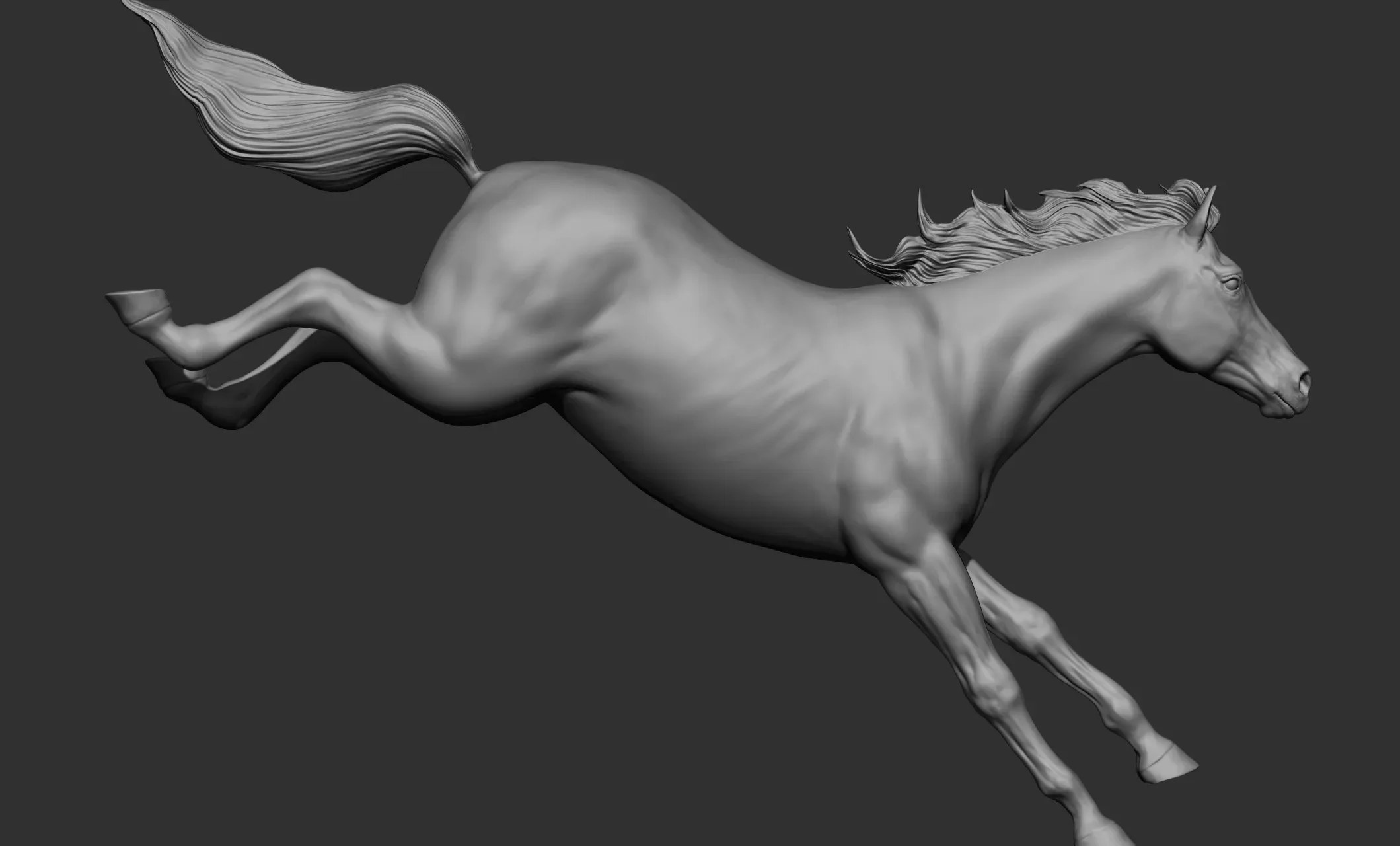 18 horse poses - 3D Models