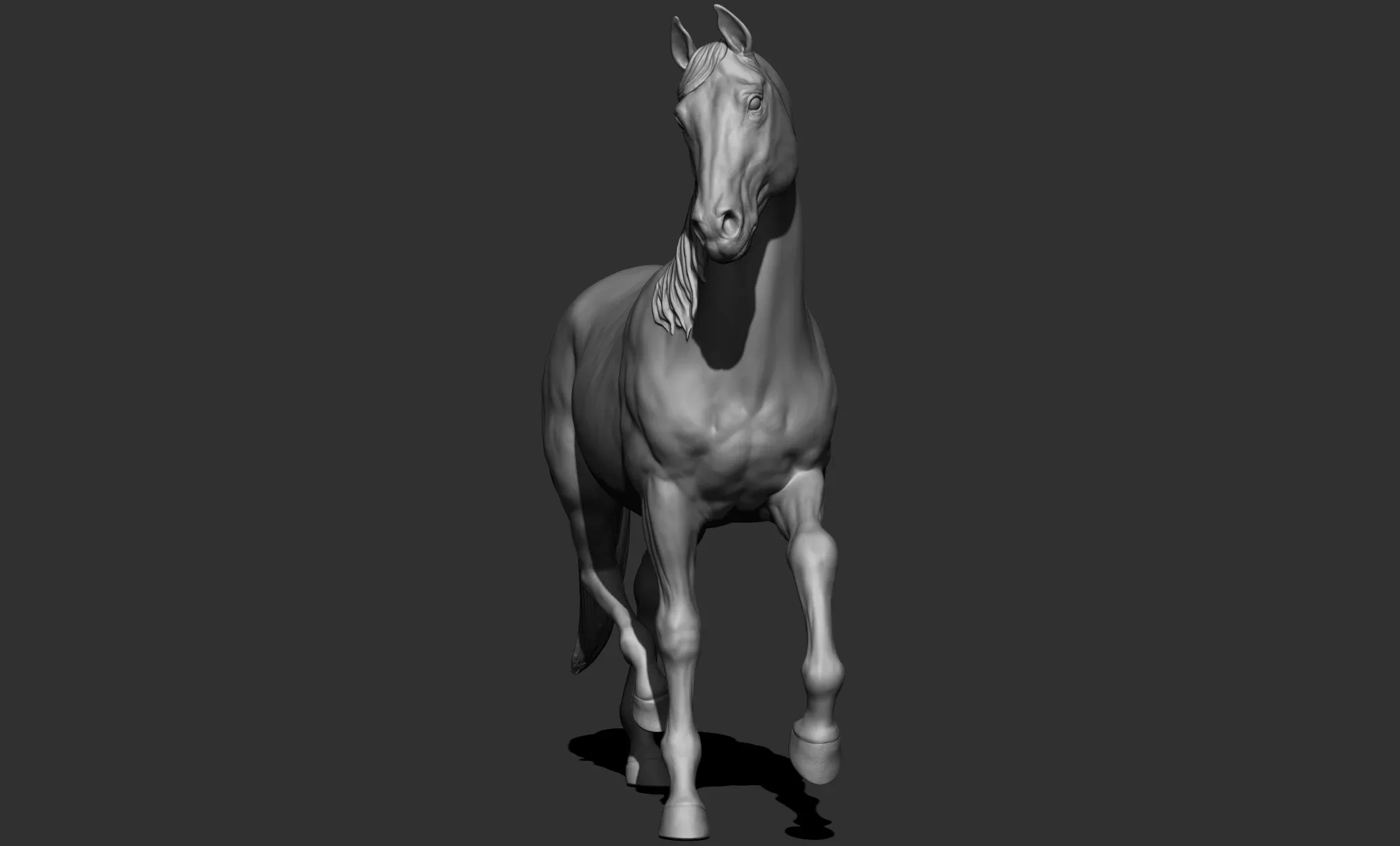 11 horse poses - 3D Models