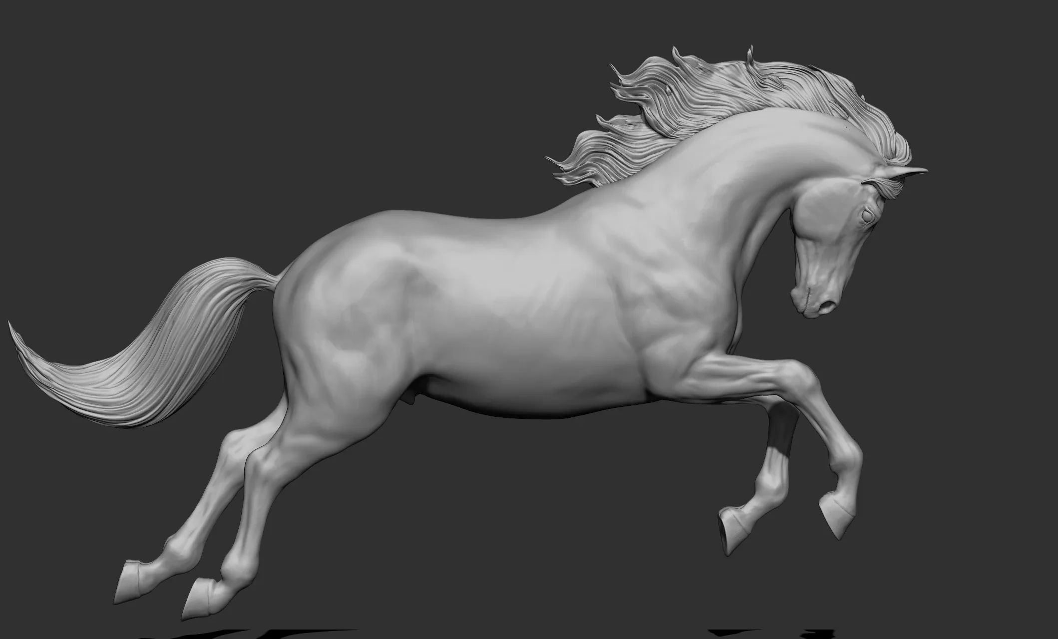 11 horse poses - 3D Models