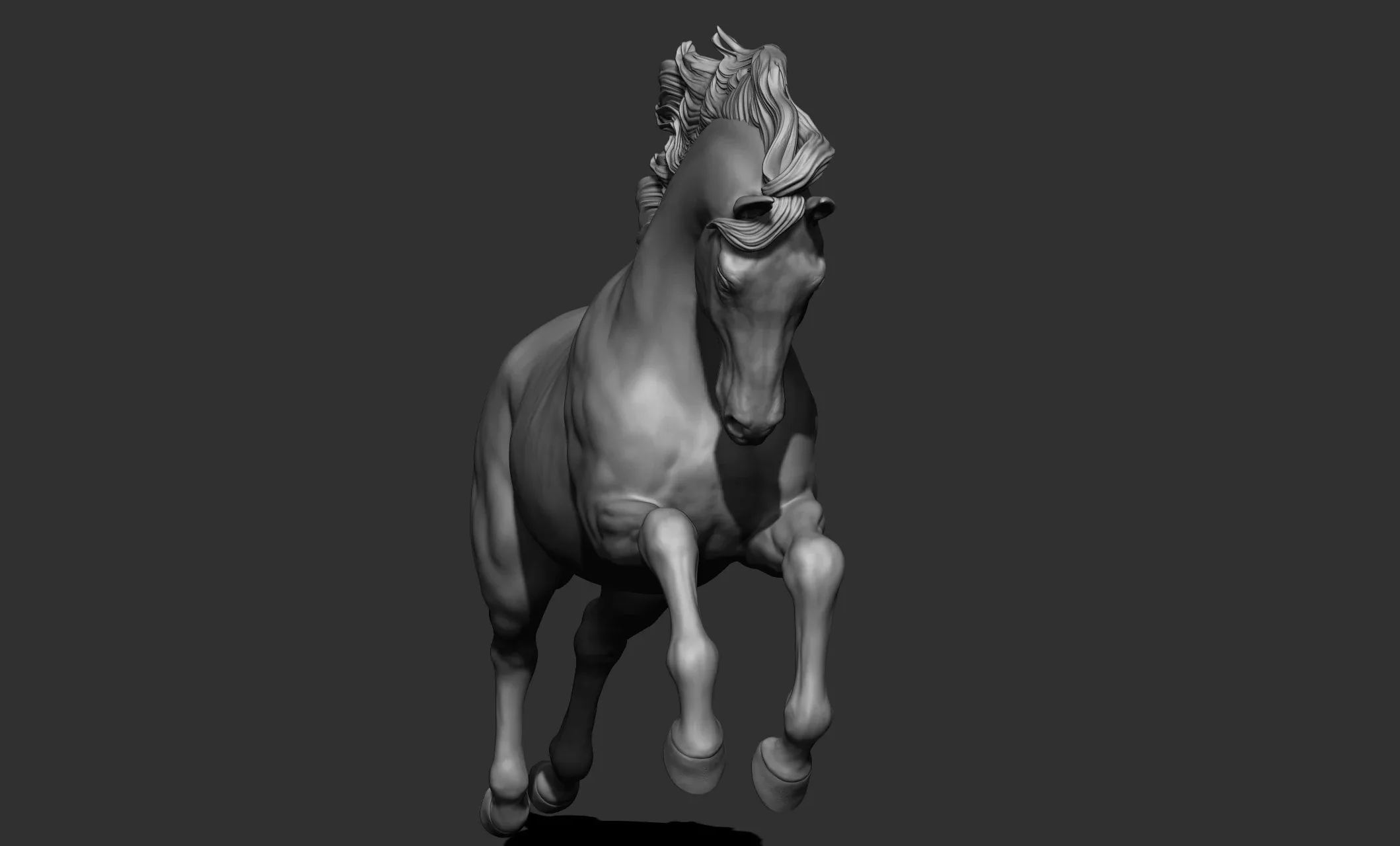 11 horse poses - 3D Models