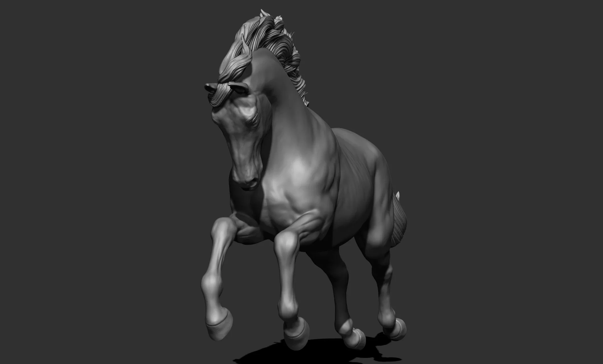 11 horse poses - 3D Models