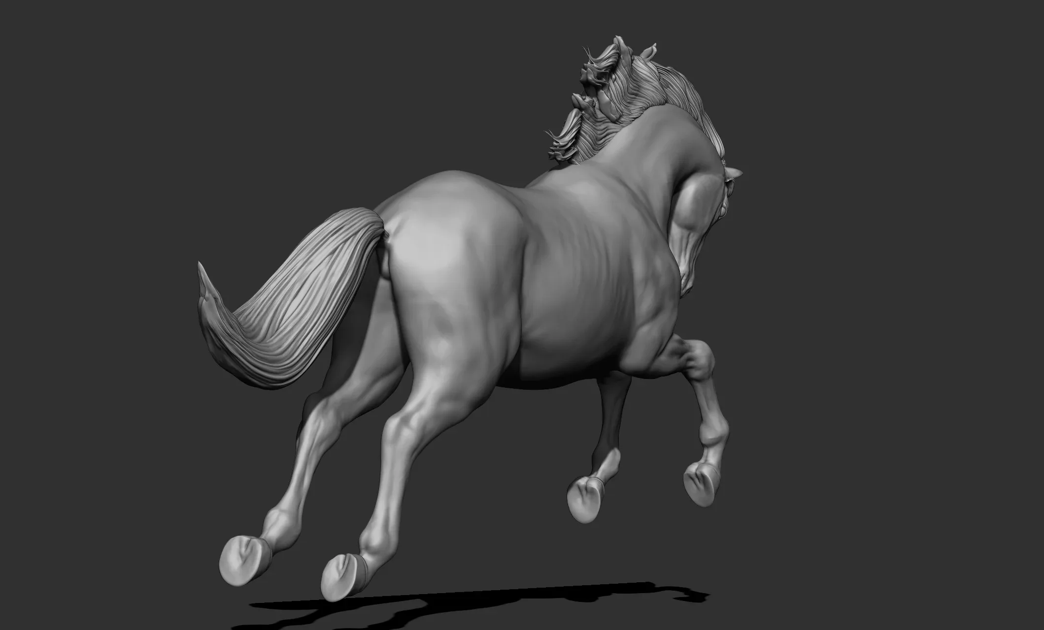 11 horse poses - 3D Models