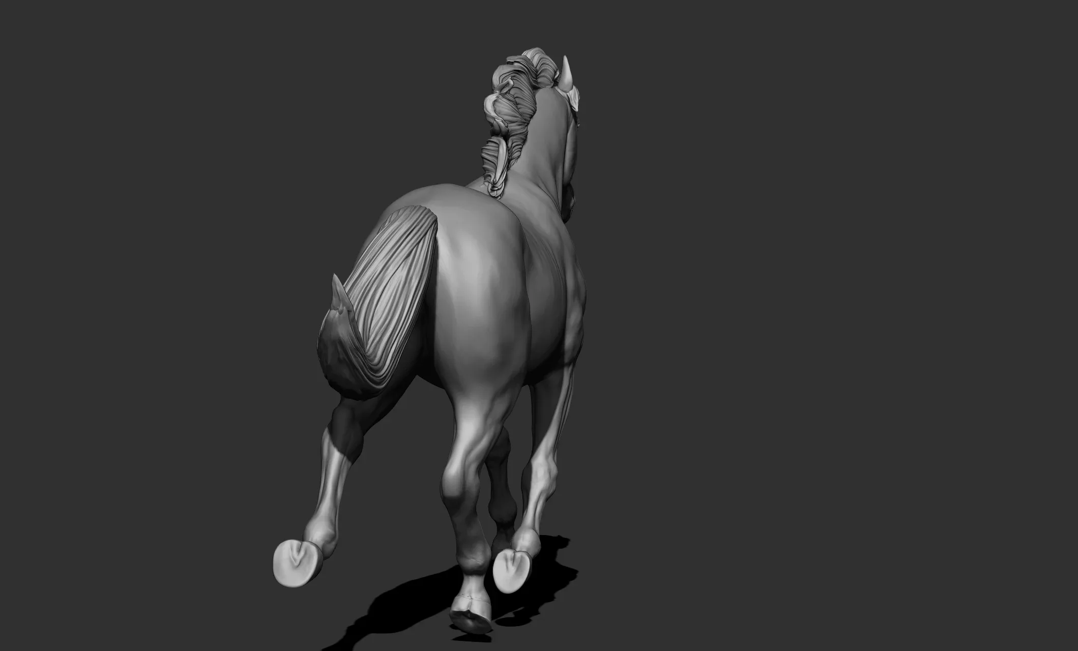 11 horse poses - 3D Models