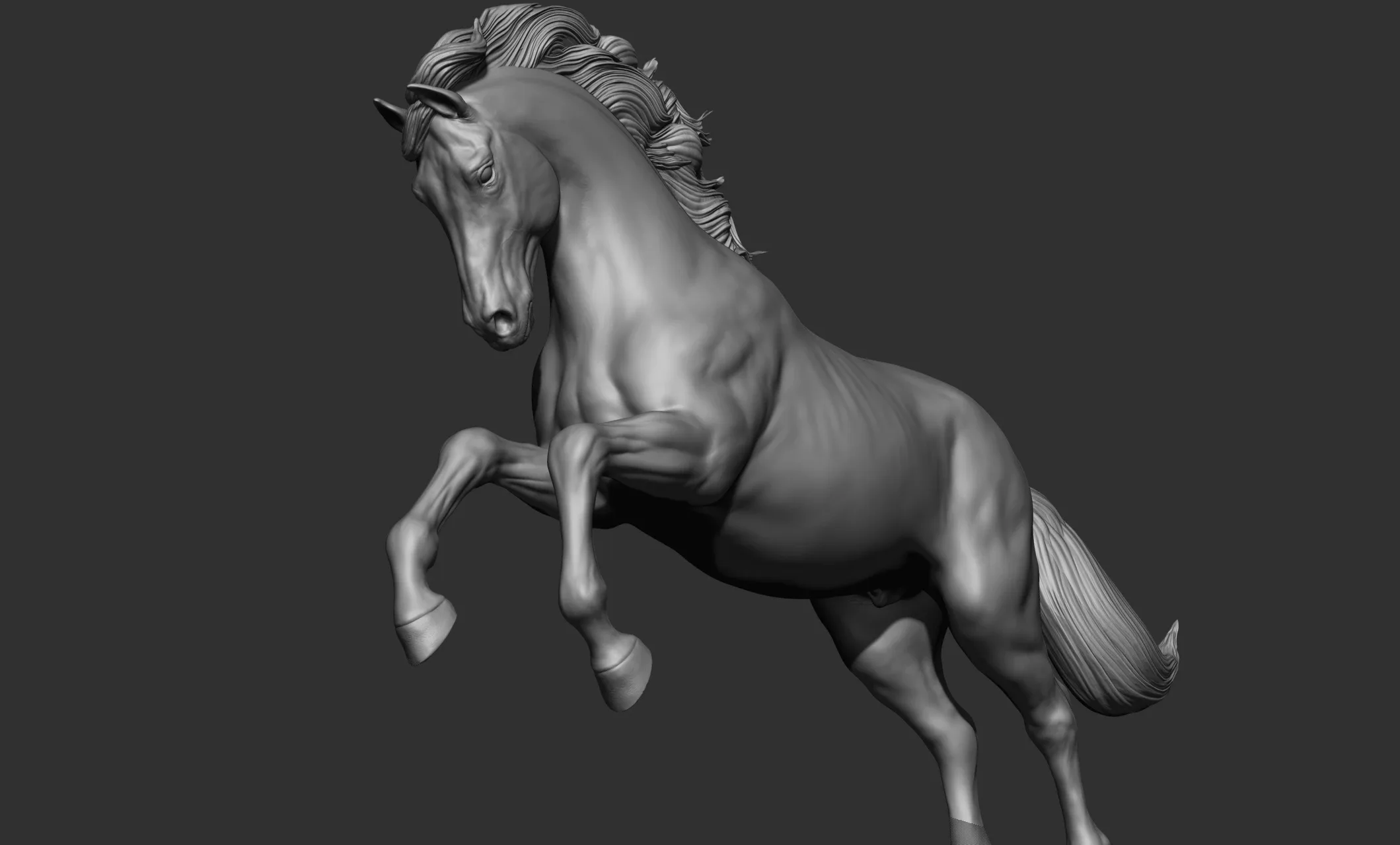 11 horse poses - 3D Models