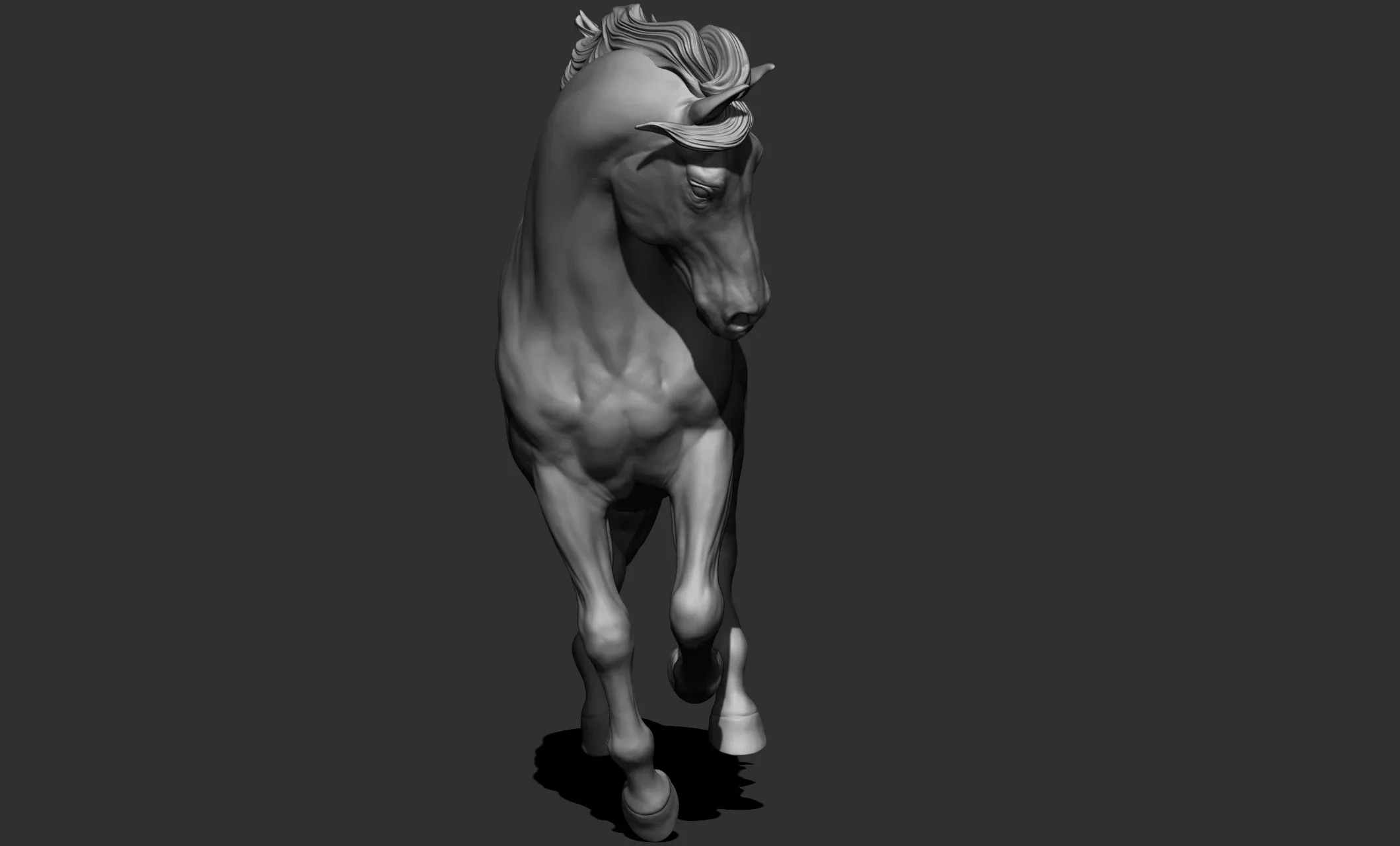 11 horse poses - 3D Models