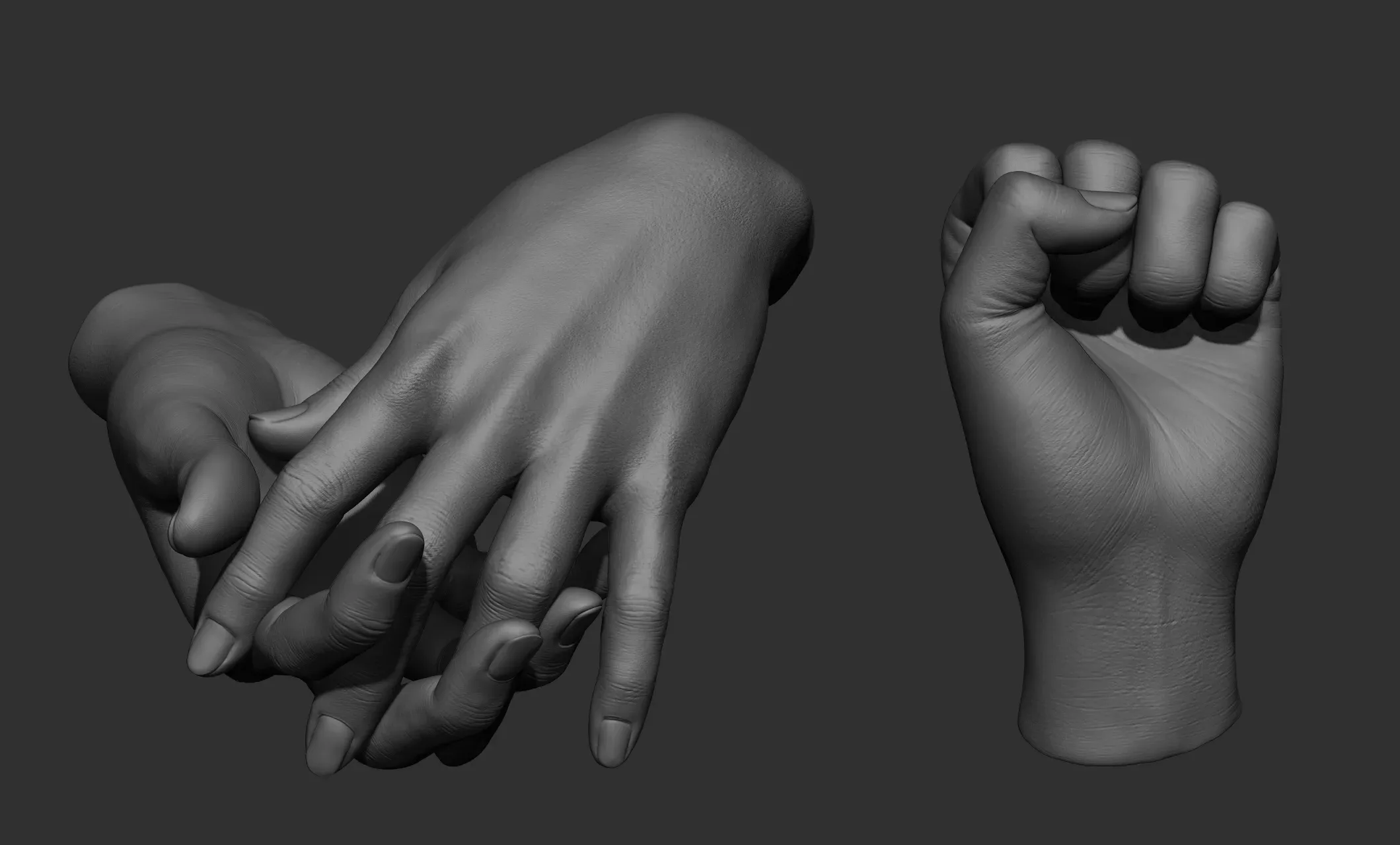 17 Female hand poses