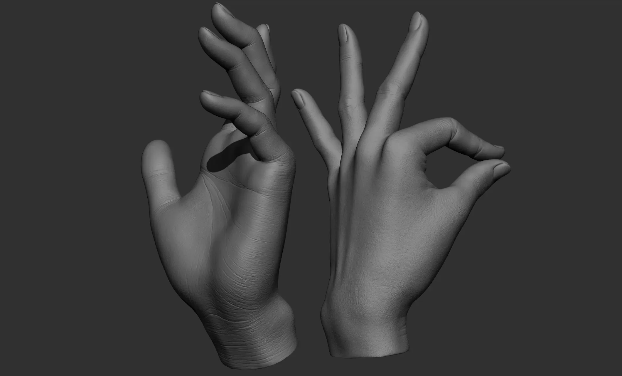 17 Female hand poses