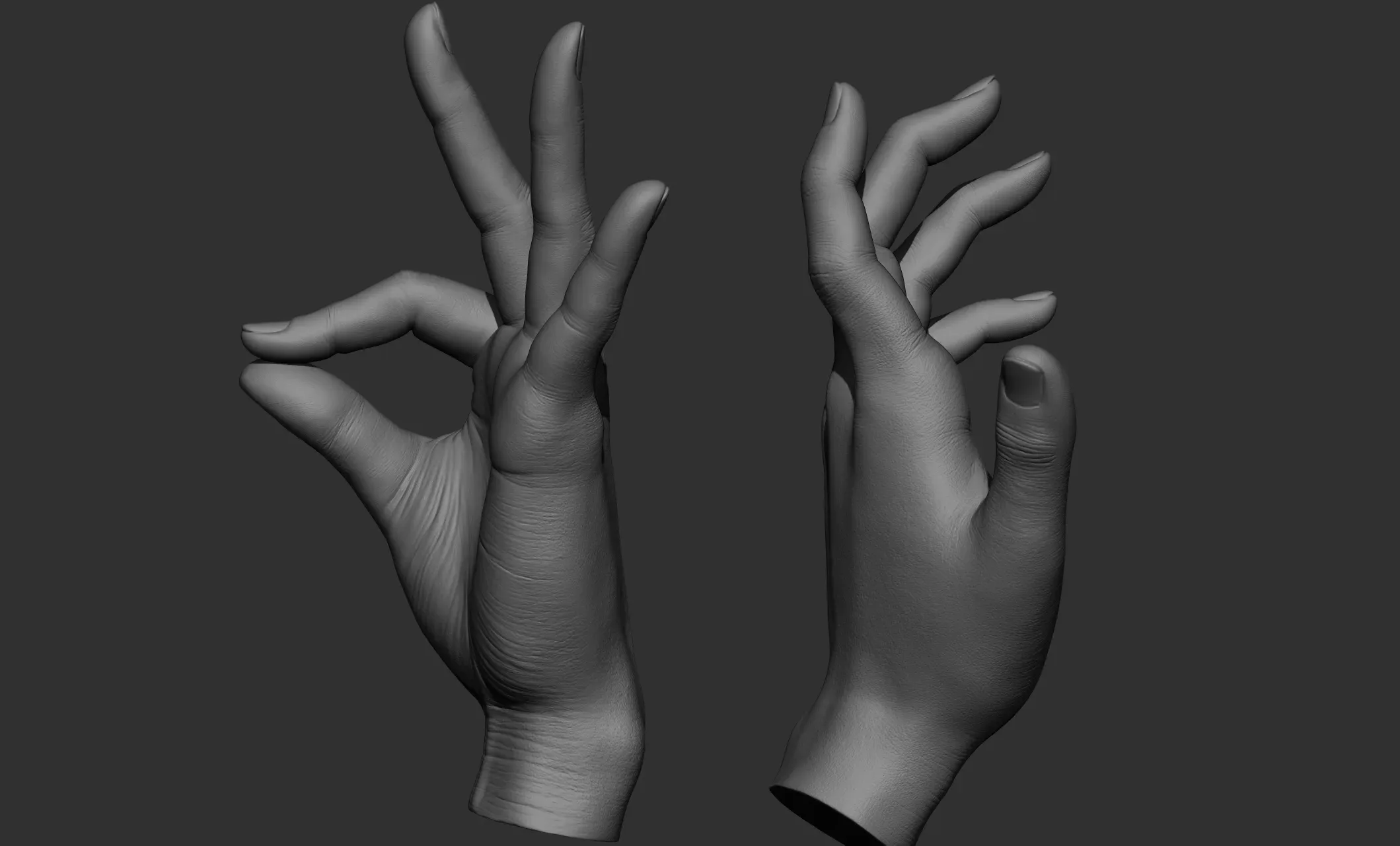 17 Female hand poses