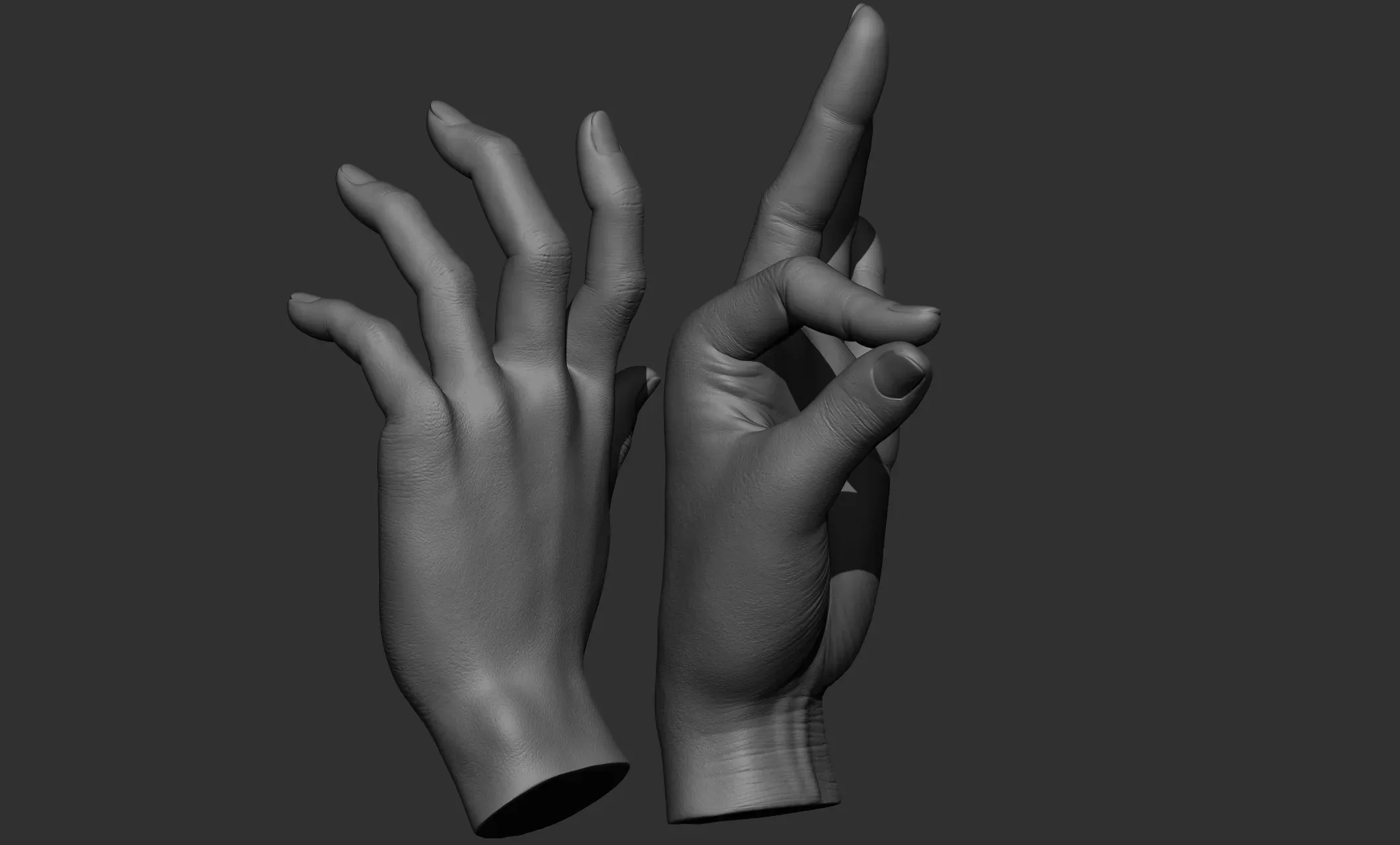 17 Female hand poses