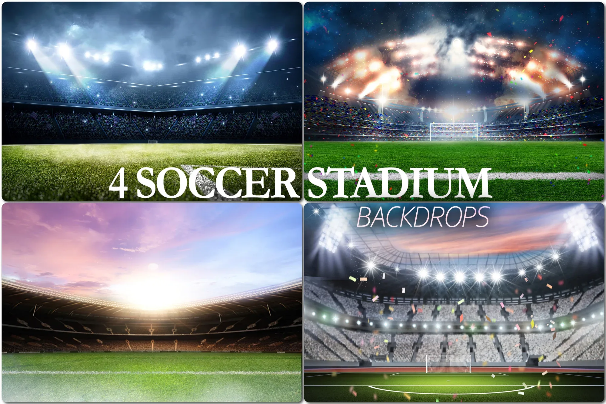 4 Football Stadium Backdrop, Soccer Goal Background, Sports Stadium Backdrops, Stadium Lights, Photoshop Overlays, Spotlight, Floodlight