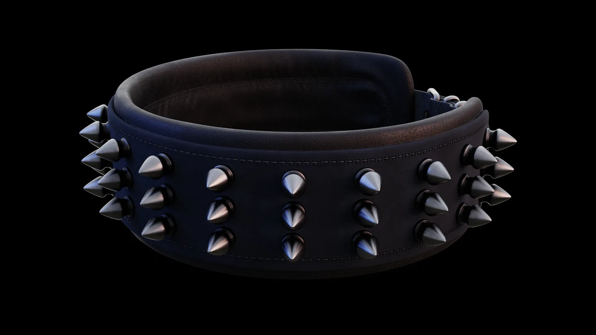 spiked collar 3d-model