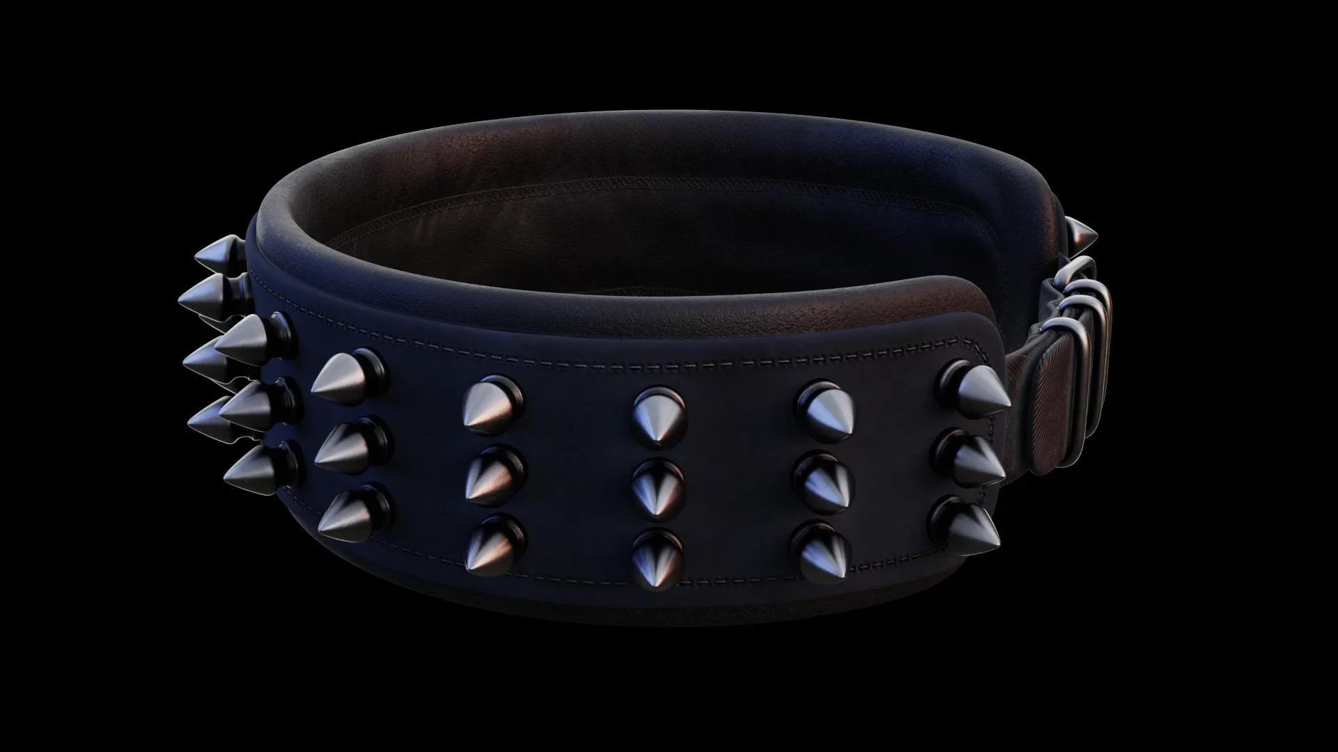 spiked collar 3d-model