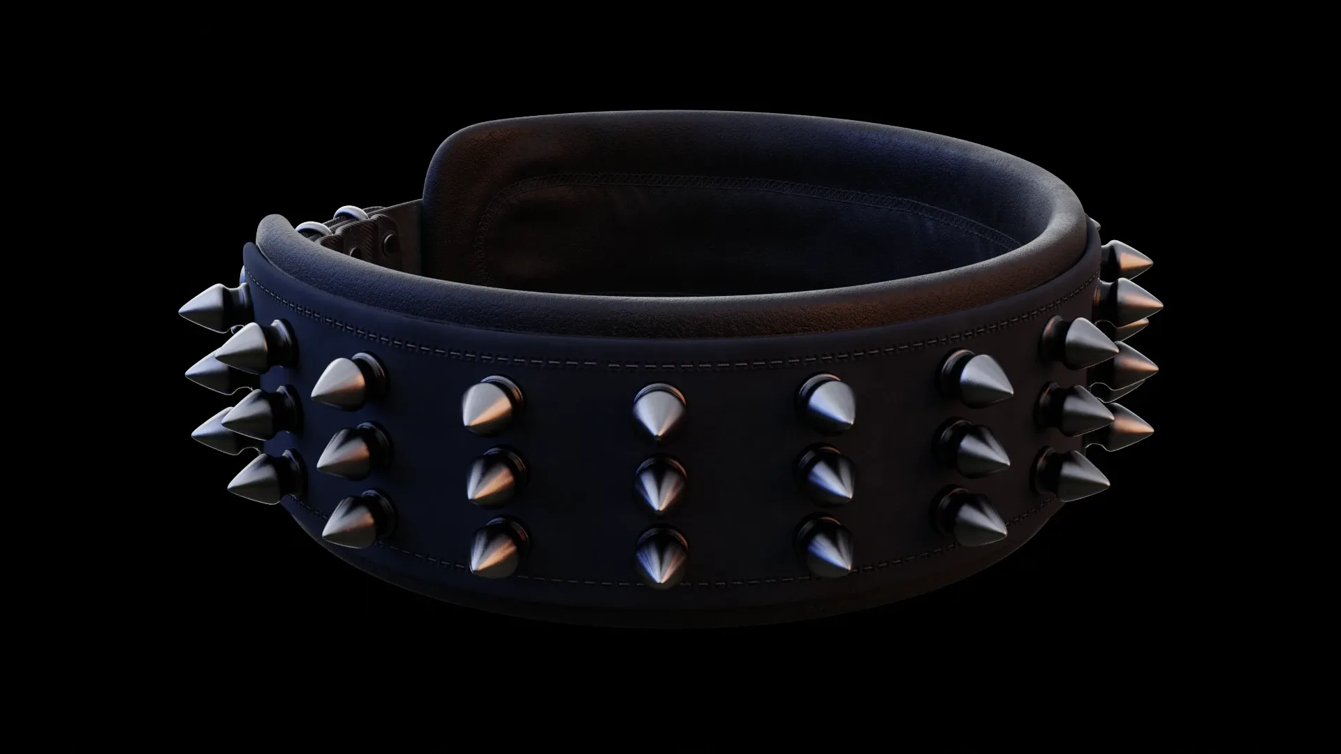 spiked collar 3d-model